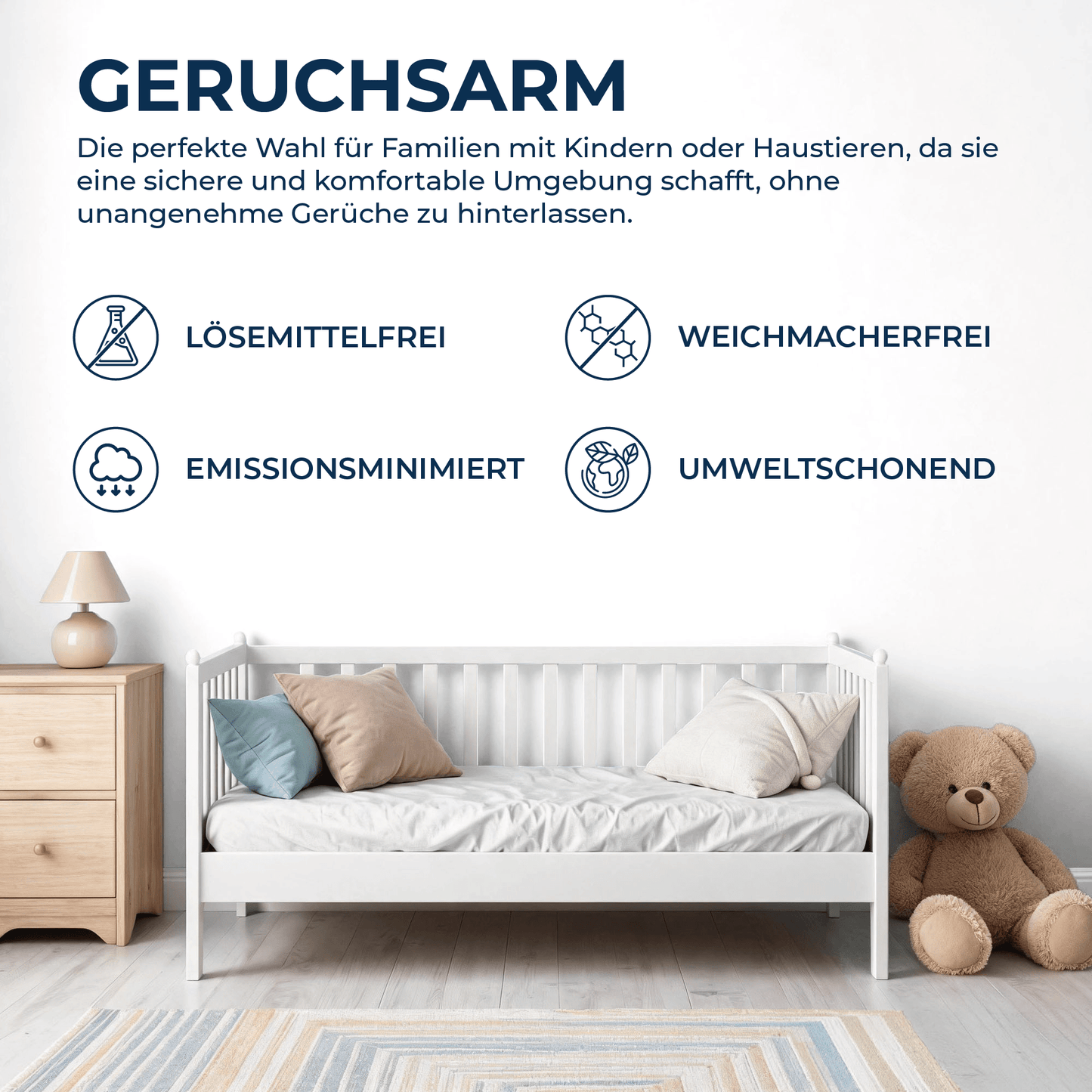 Derendo Wandfarbe Latexfarbe Weiß Matt abwaschbar in 10 Liter – Produktbild von Derendo