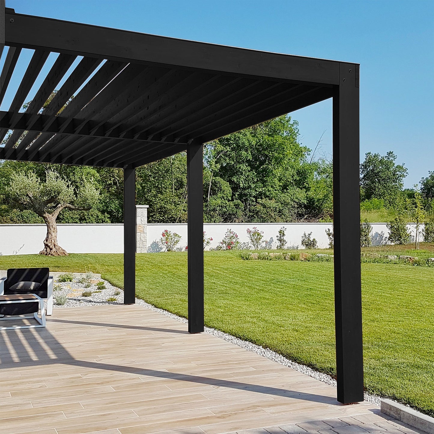 Derendo Wetterschutz Holzfarbe anthrazitgrau RAL 7016 - 4251604913166 - Derendo