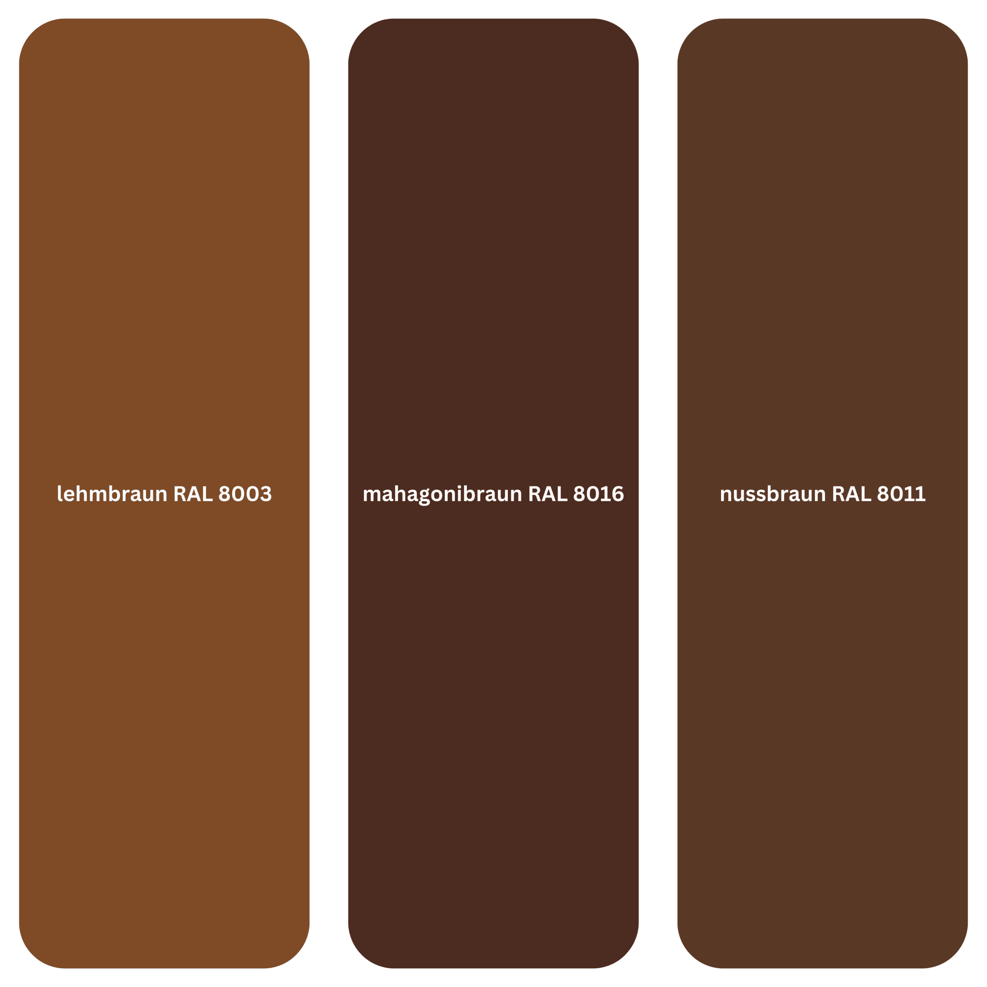 Derendo Wetterschutz Holzfarbe mahagonibraun RAL 8016 in Mahagonibraun RAL 8016 – Produktbild von Derendo