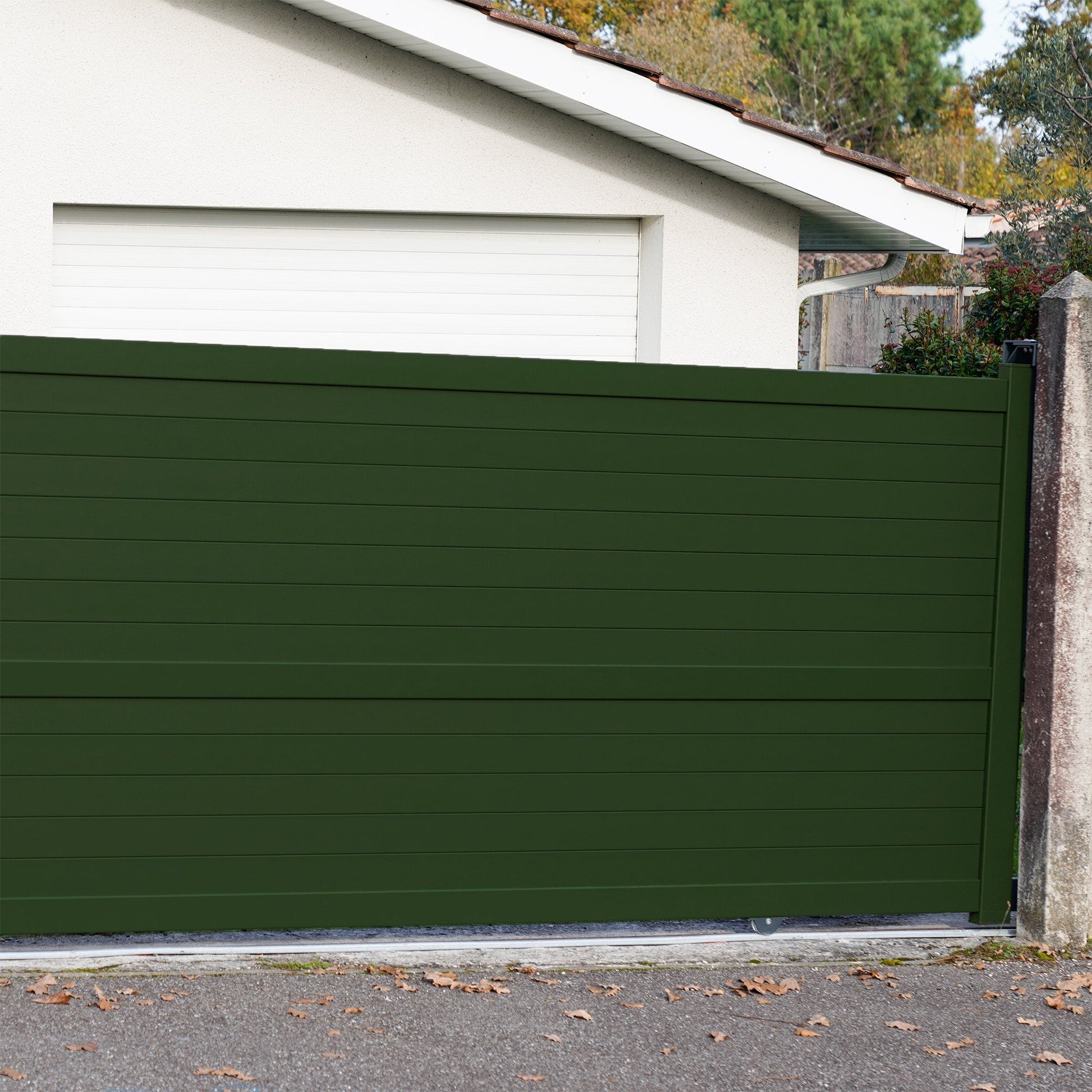 Derendo Wetterschutz Holzfarbe moosgrün RAL 6005 in Moosgrün RAL 6005 – Produktbild von Derendo