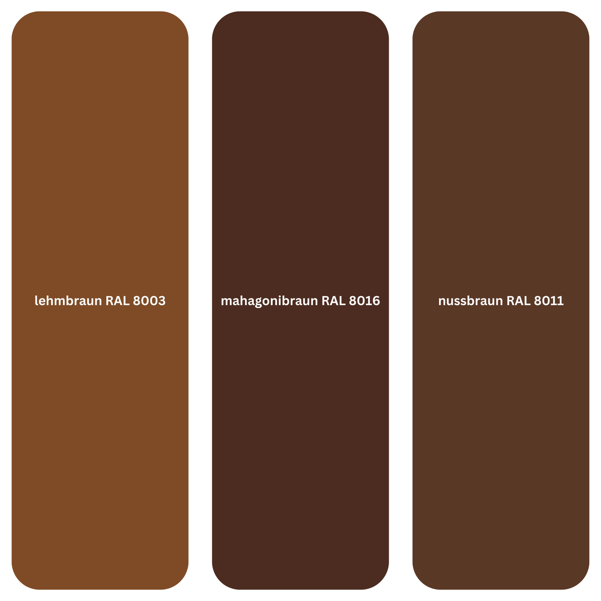 Derendo Wetterschutz Holzfarbe Nussbraun RAL 8011 - 4251604913463 - Derendo