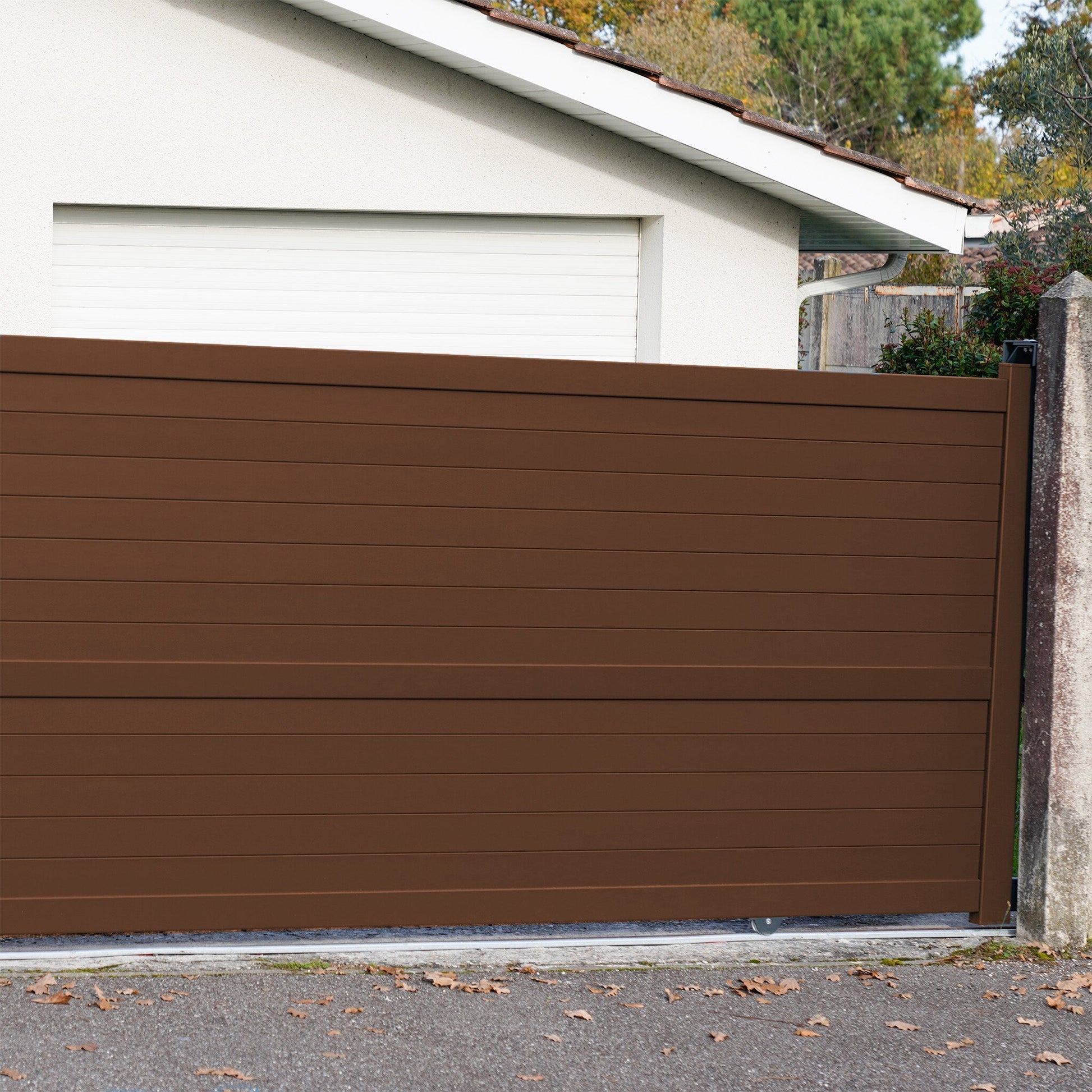 Derendo Wetterschutz Holzfarbe Nussbraun RAL 8011 in Nussbraun RAL 8011 – Produktbild von Derendo