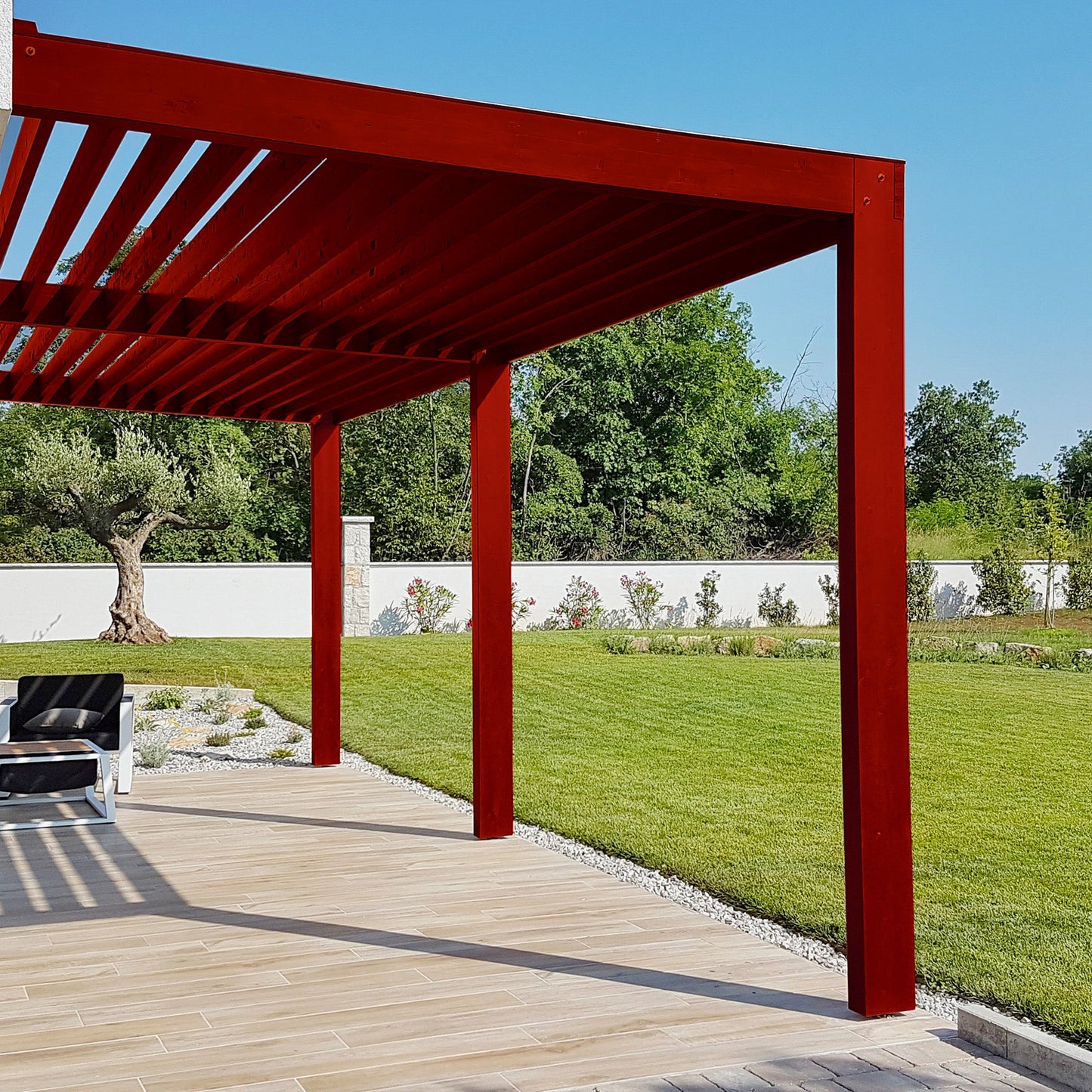 Derendo Wetterschutz Holzfarbe schwedenrot RAL 3011 - 4251604913265 - Derendo