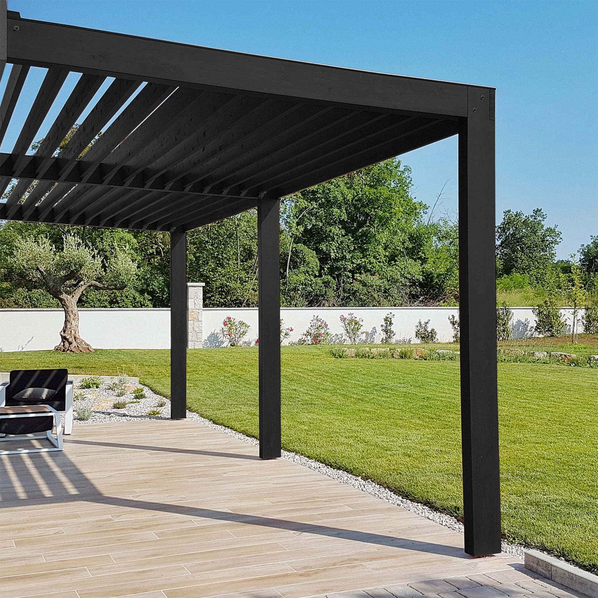 Derendo Wetterschutz Holzfarbe Signalschwarz RAL 9004 - 4251604913197 - Derendo