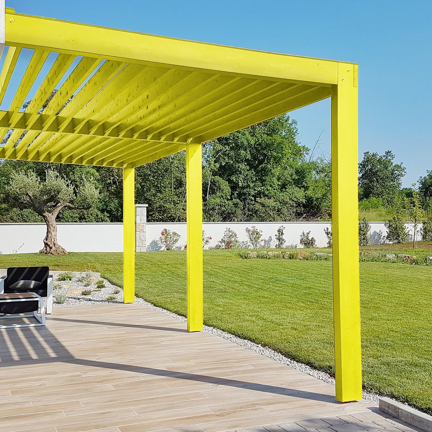 Derendo Wetterschutz Holzfarbe zinkgelb RAL 1018 in zinkgelb RAL 1018 – Produktbild von Derendo