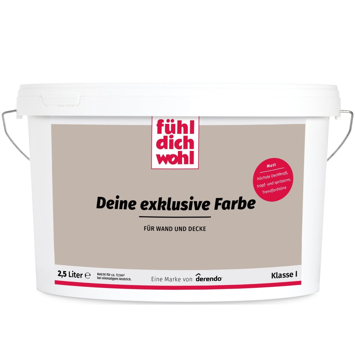Fühl Dich Wohl Wandfarbe Cappuccino in 10 Liter – Produktbild von Derendo