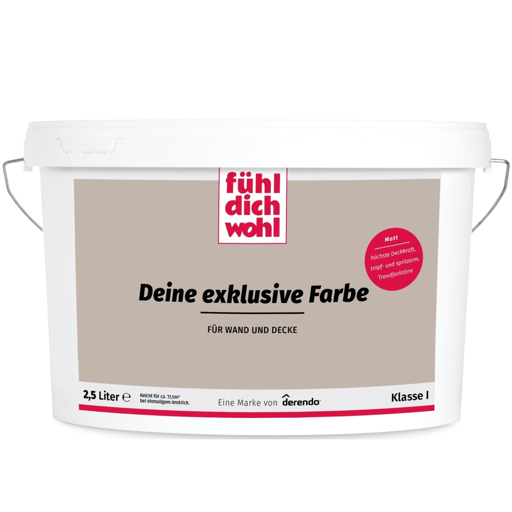 Fühl Dich Wohl Wandfarbe Cappuccino in 10 Liter – Produktbild von Derendo