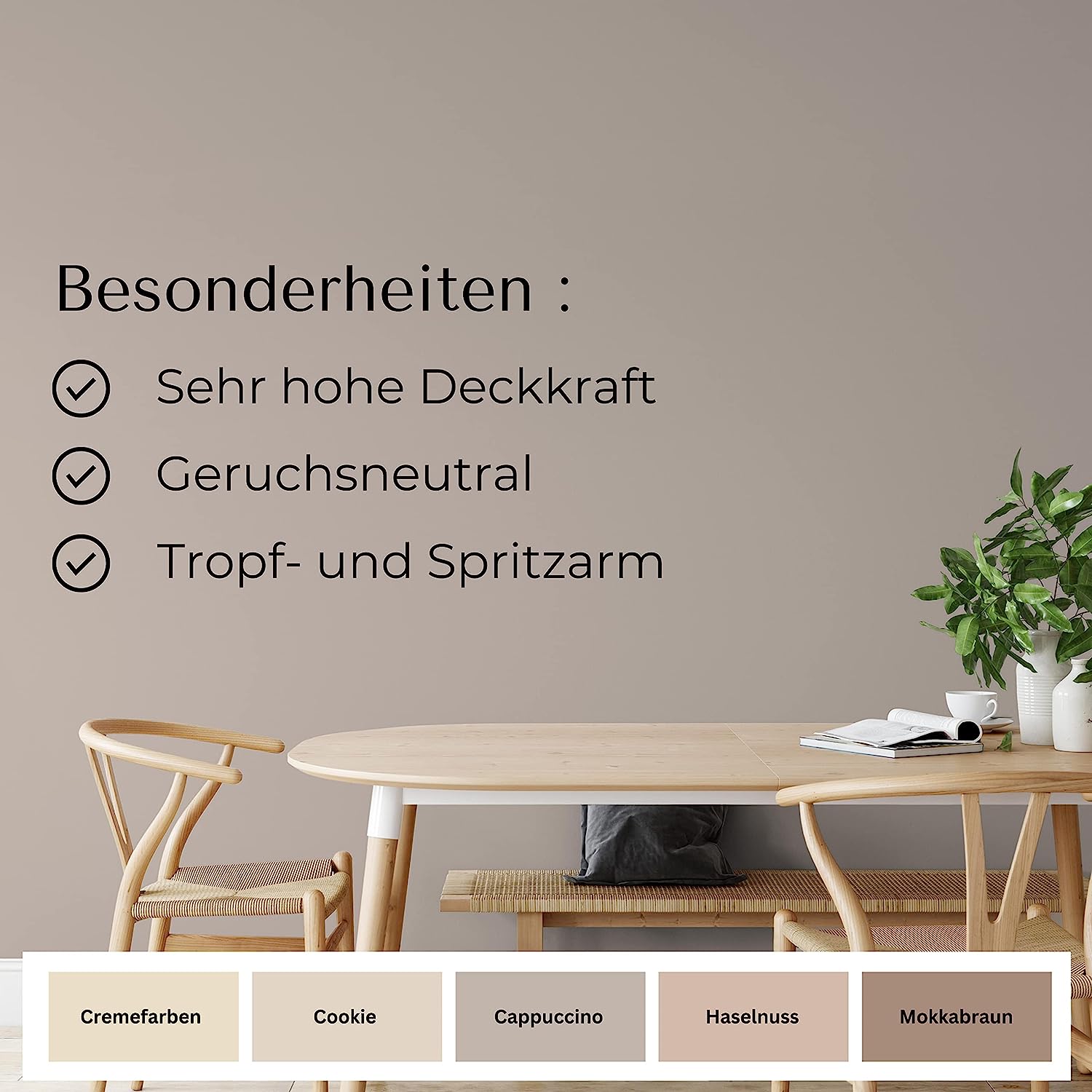 Fühl Dich Wohl Wandfarbe Cappuccino in 10 Liter – Produktbild von Derendo