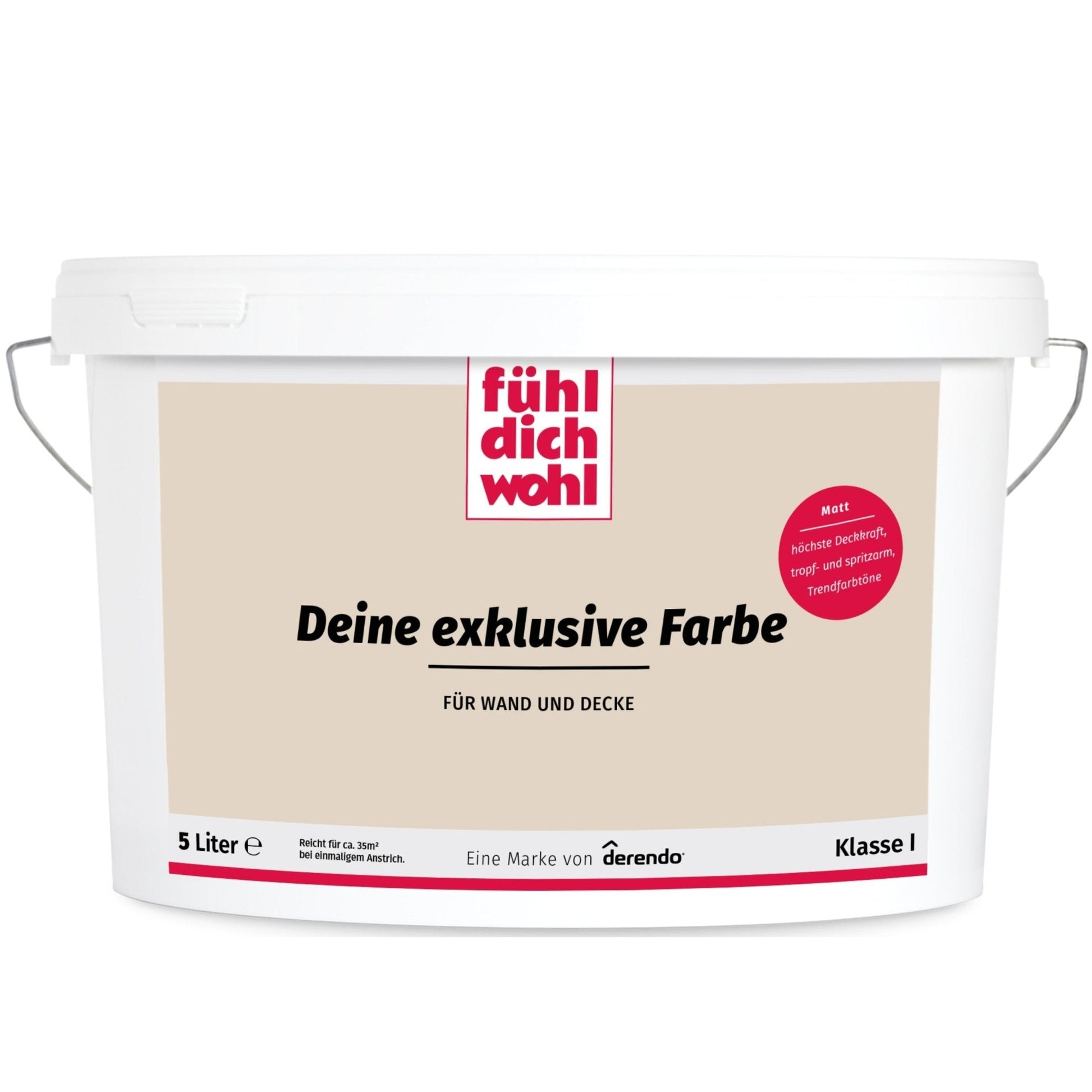 Fühl Dich Wohl Wandfarbe Cookie in 10 Liter – Produktbild von Derendo
