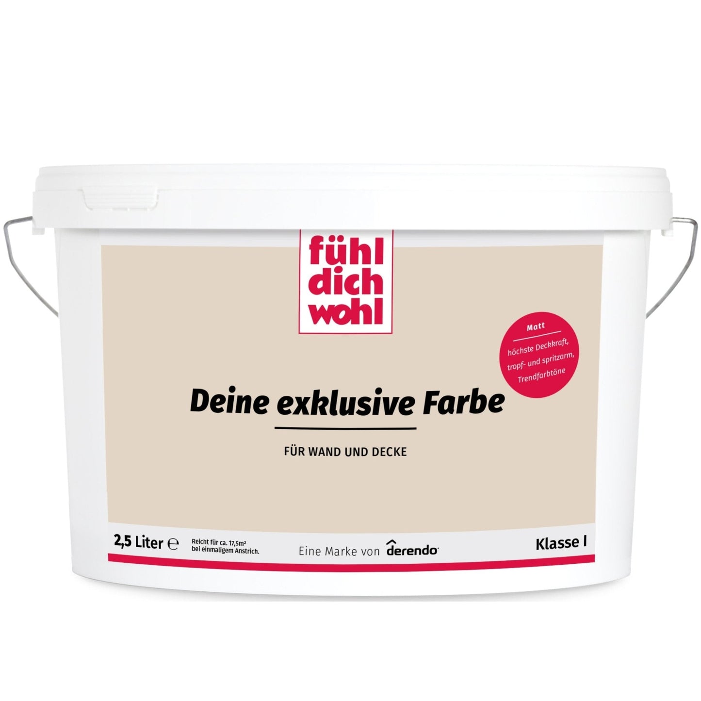 Fühl Dich Wohl Wandfarbe Cookie in 10 Liter – Produktbild von Derendo