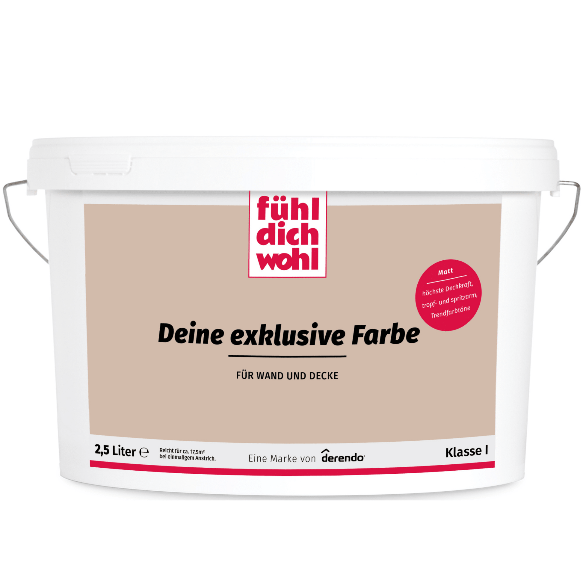 Fühl Dich Wohl Wandfarbe Haselnuss in 10 Liter – Produktbild von Derendo