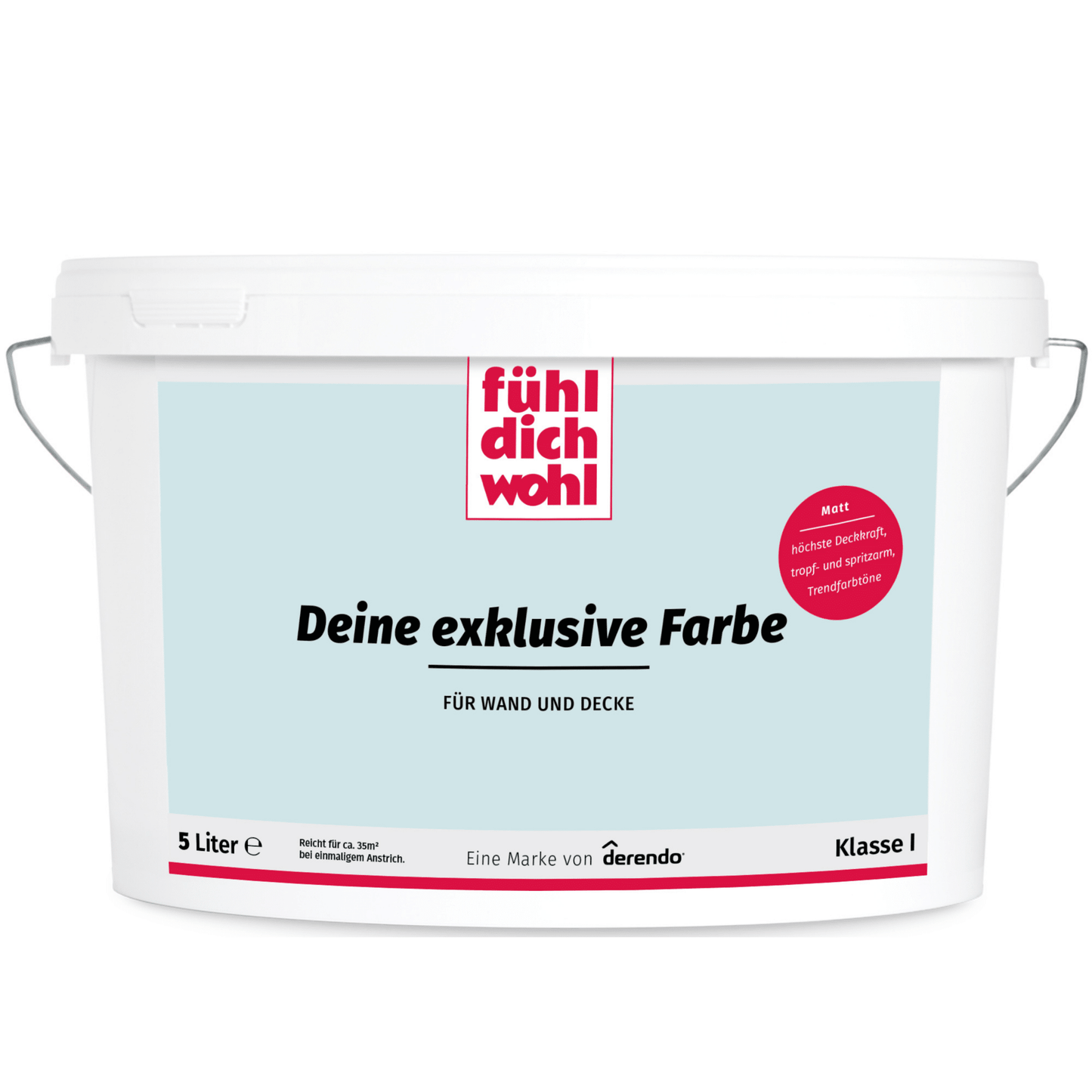 Fühl Dich Wohl Wandfarbe Himmelblau in 10 Liter – Produktbild von Derendo