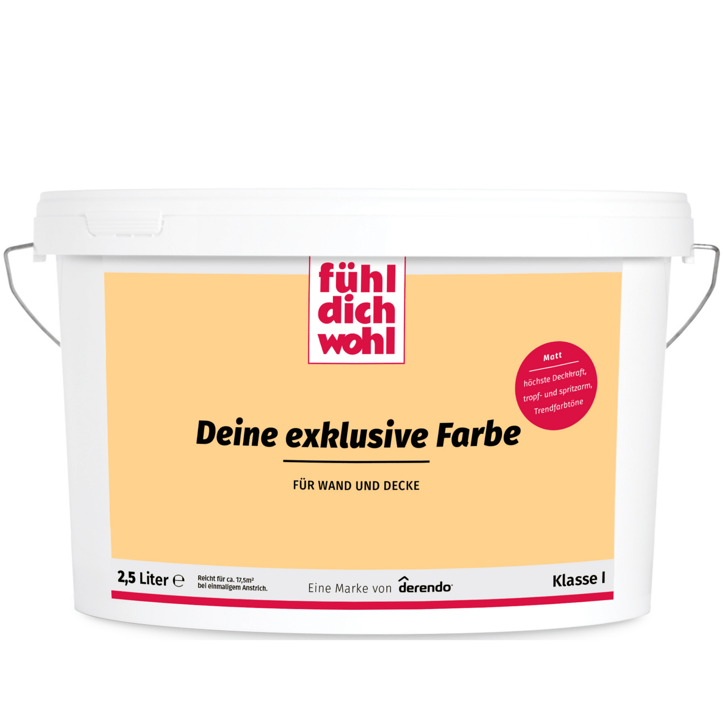 Fühl Dich Wohl Wandfarbe Honiggelb in 10 Liter – Produktbild von Derendo