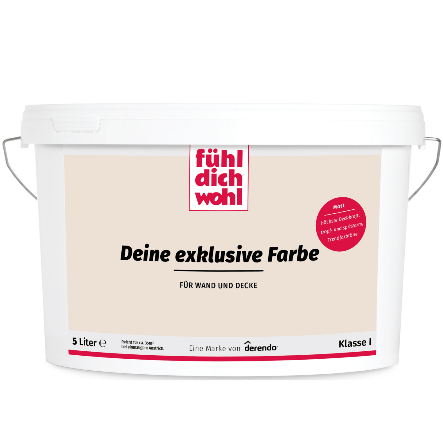Fühl Dich Wohl Wandfarbe Pearlbeige in 10 Liter – Produktbild von Derendo