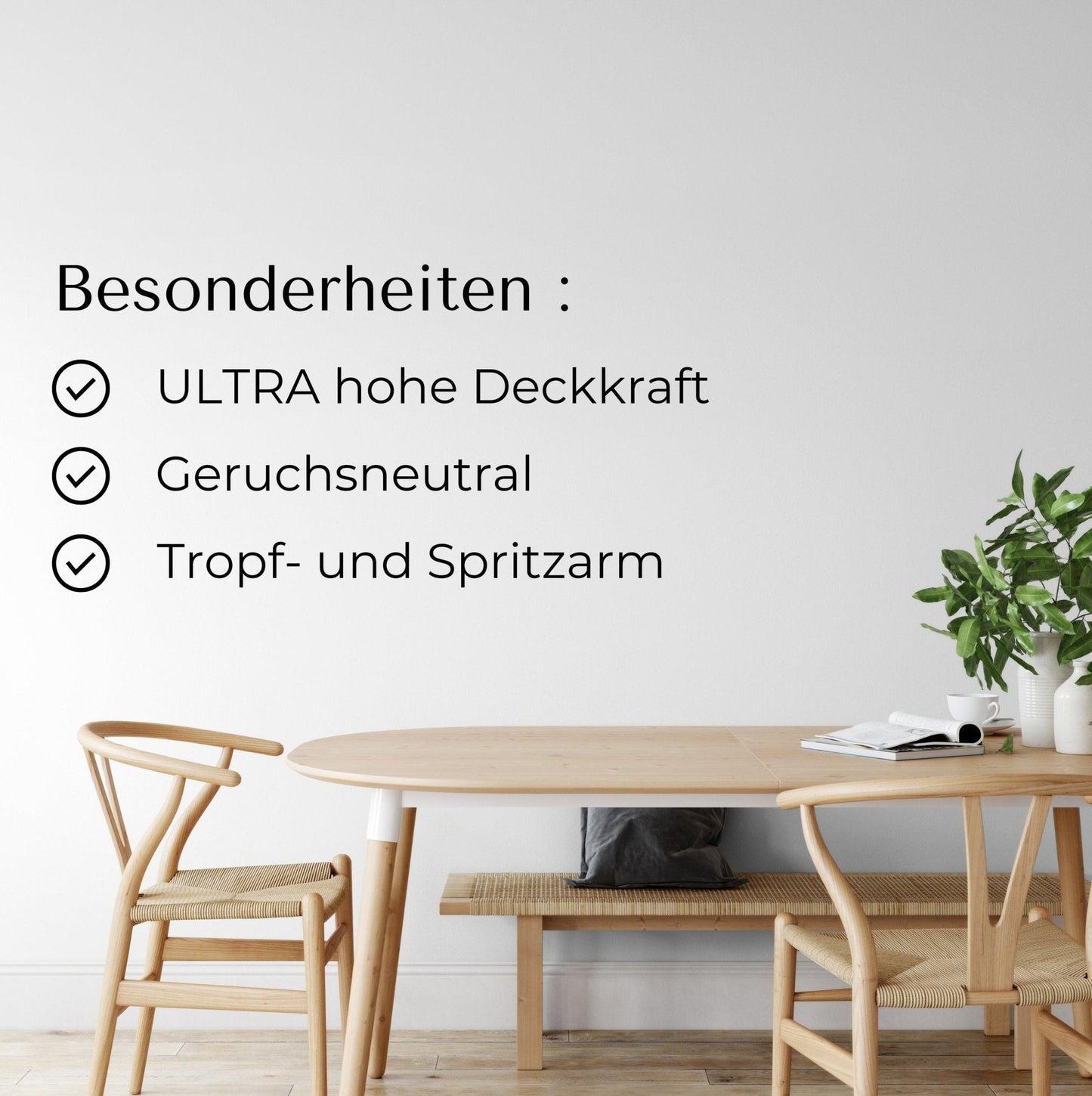 Fühl Dich Wohl Wandfarbe Reinweiss ULTRA Deckkraft - Unsere Beste - in 10 Liter – Produktbild von Derendo