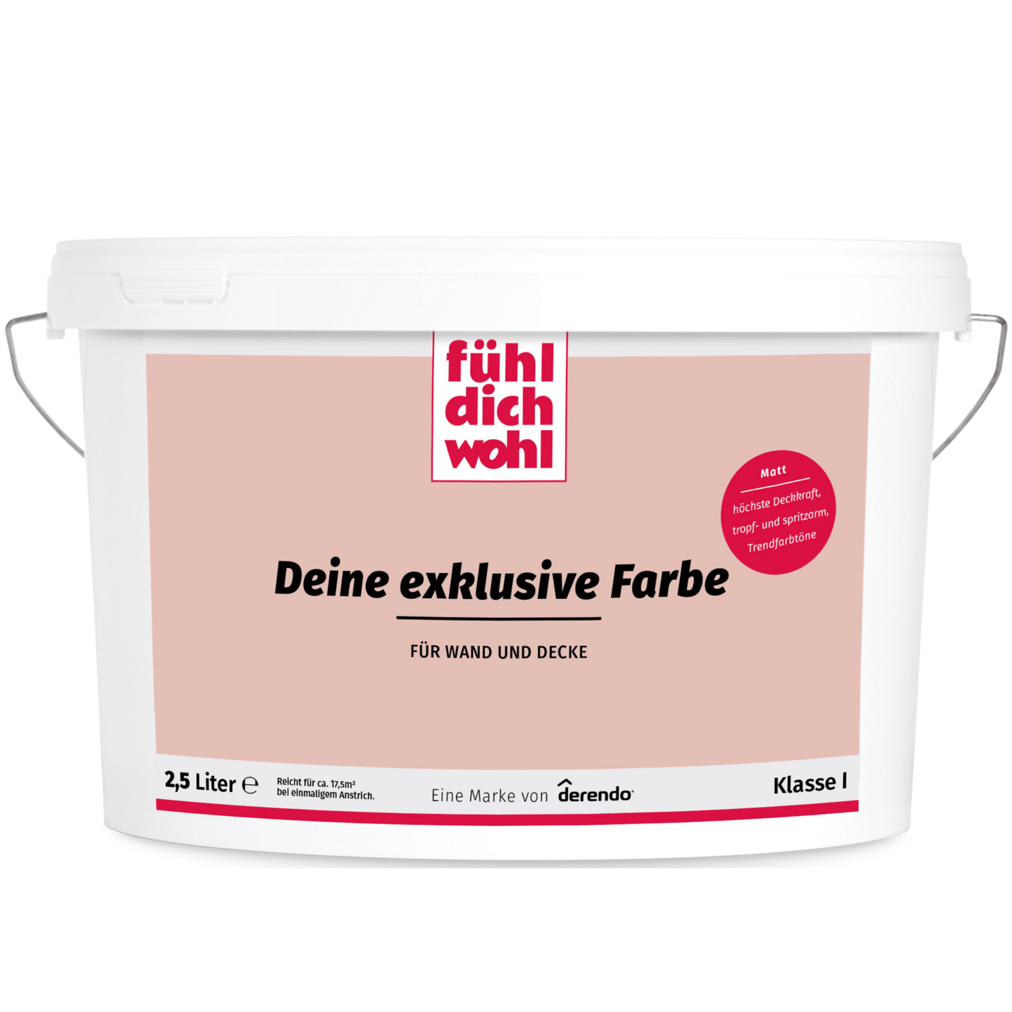 Fühl Dich Wohl Wandfarbe Rosenquarz in 10 Liter – Produktbild von Derendo