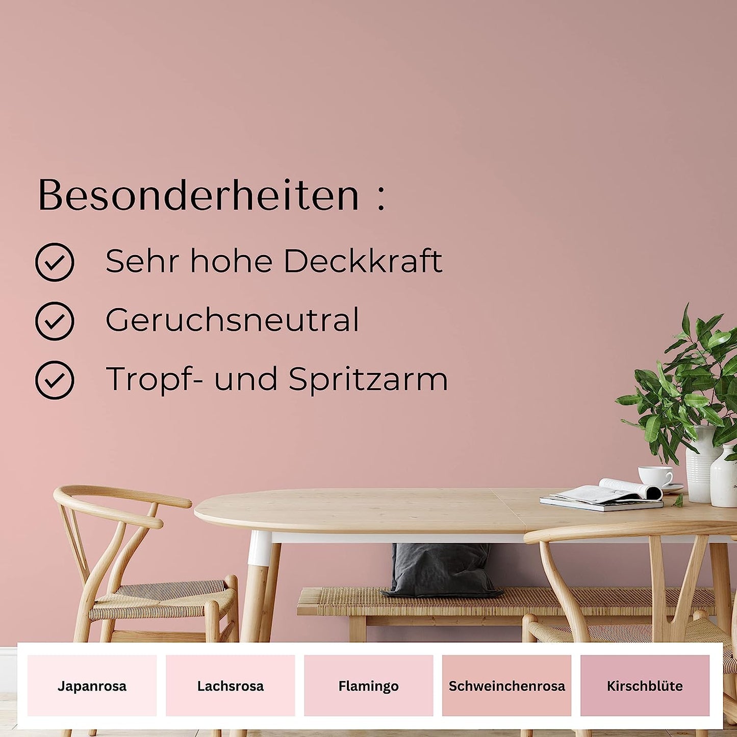 Fühl Dich Wohl Wandfarbe Schweinchenrosa in 10 Liter – Produktbild von Derendo