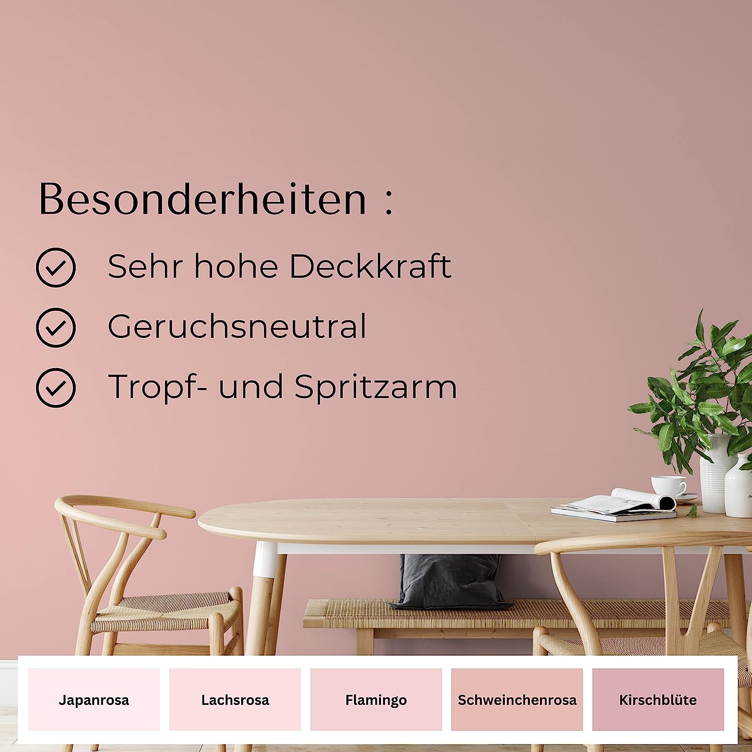 Fühl Dich Wohl Wandfarbe Schweinchenrosa in 10 Liter – Produktbild von Derendo