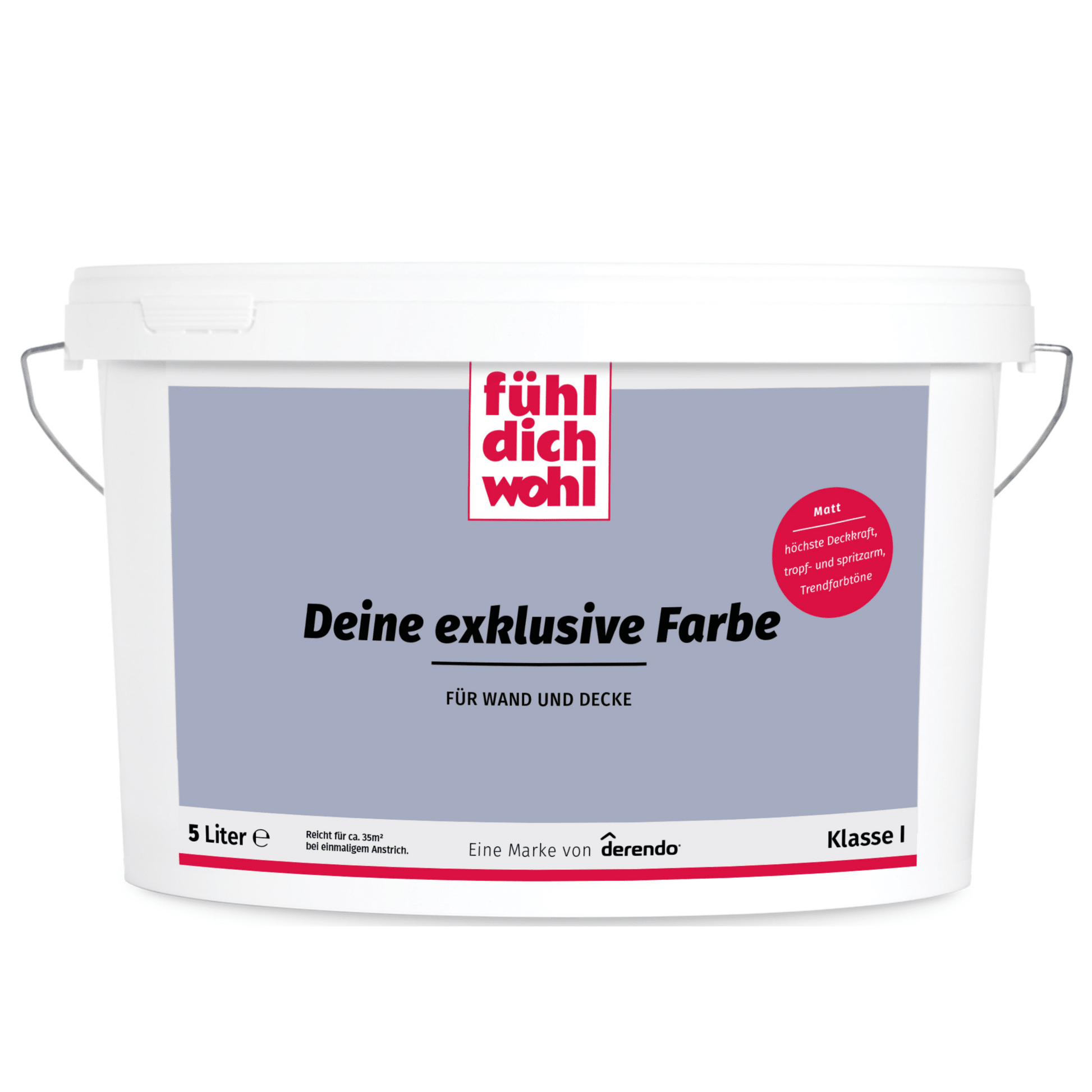 Fühl Dich Wohl Wandfarbe Violett in 10 Liter – Produktbild von Derendo