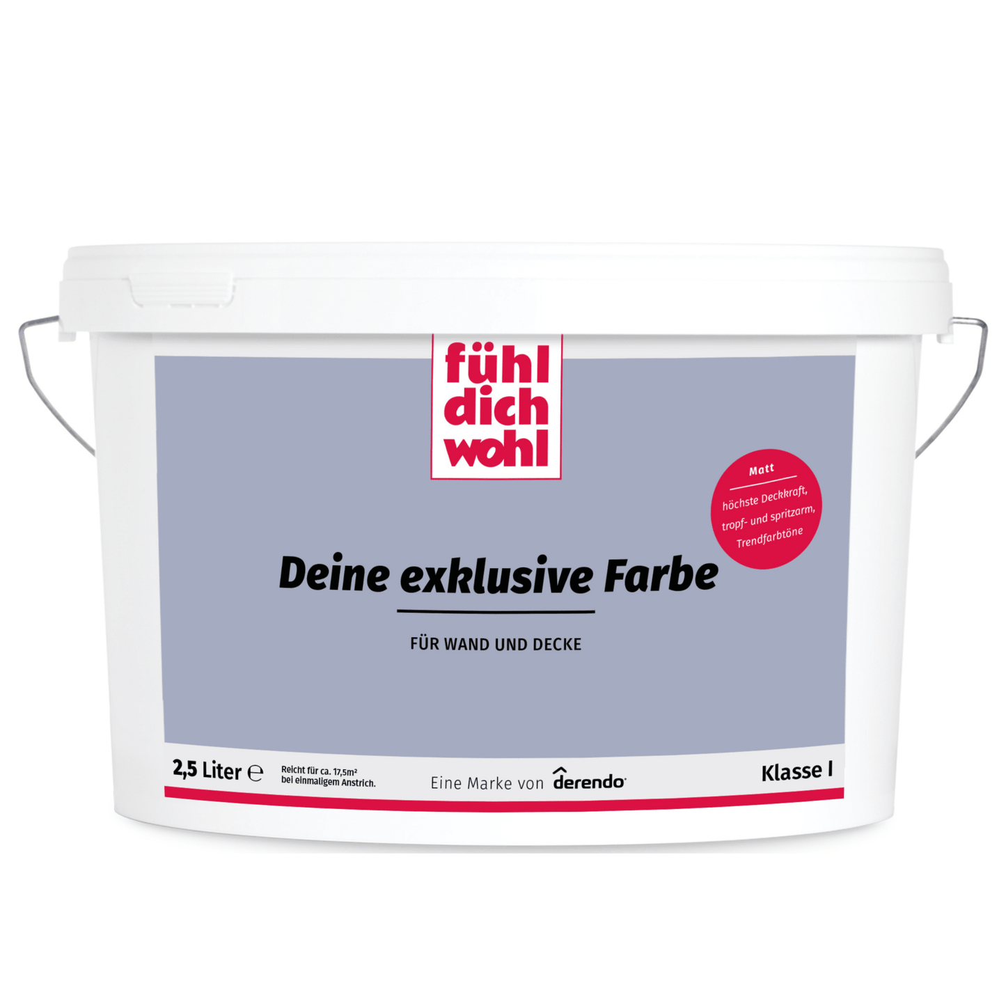 Fühl Dich Wohl Wandfarbe Violett in 10 Liter – Produktbild von Derendo