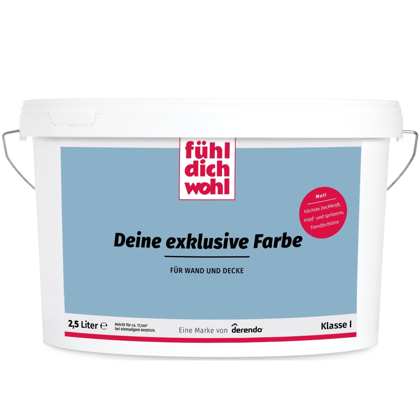 Fühl Dich Wohl Wandfarbe Antikblau - 4251604911643 - Derendo