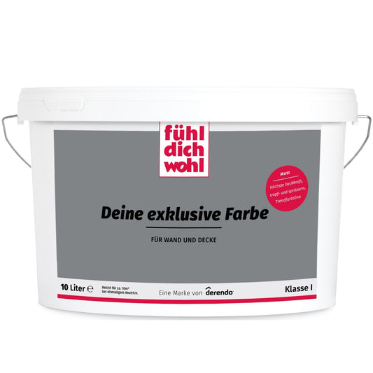 Fühl Dich Wohl Wandfarbe Asphaltgrau - 4251604911025 - Derendo