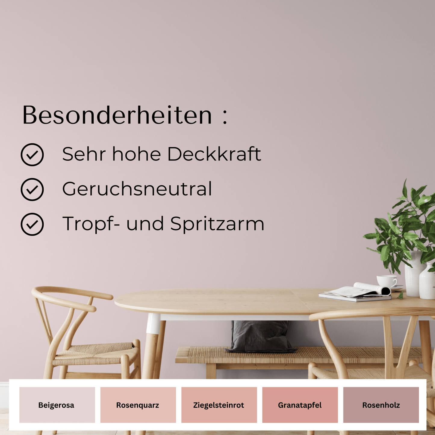 Fühl Dich Wohl Wandfarbe Beigerosa - 4251604911704 - Derendo