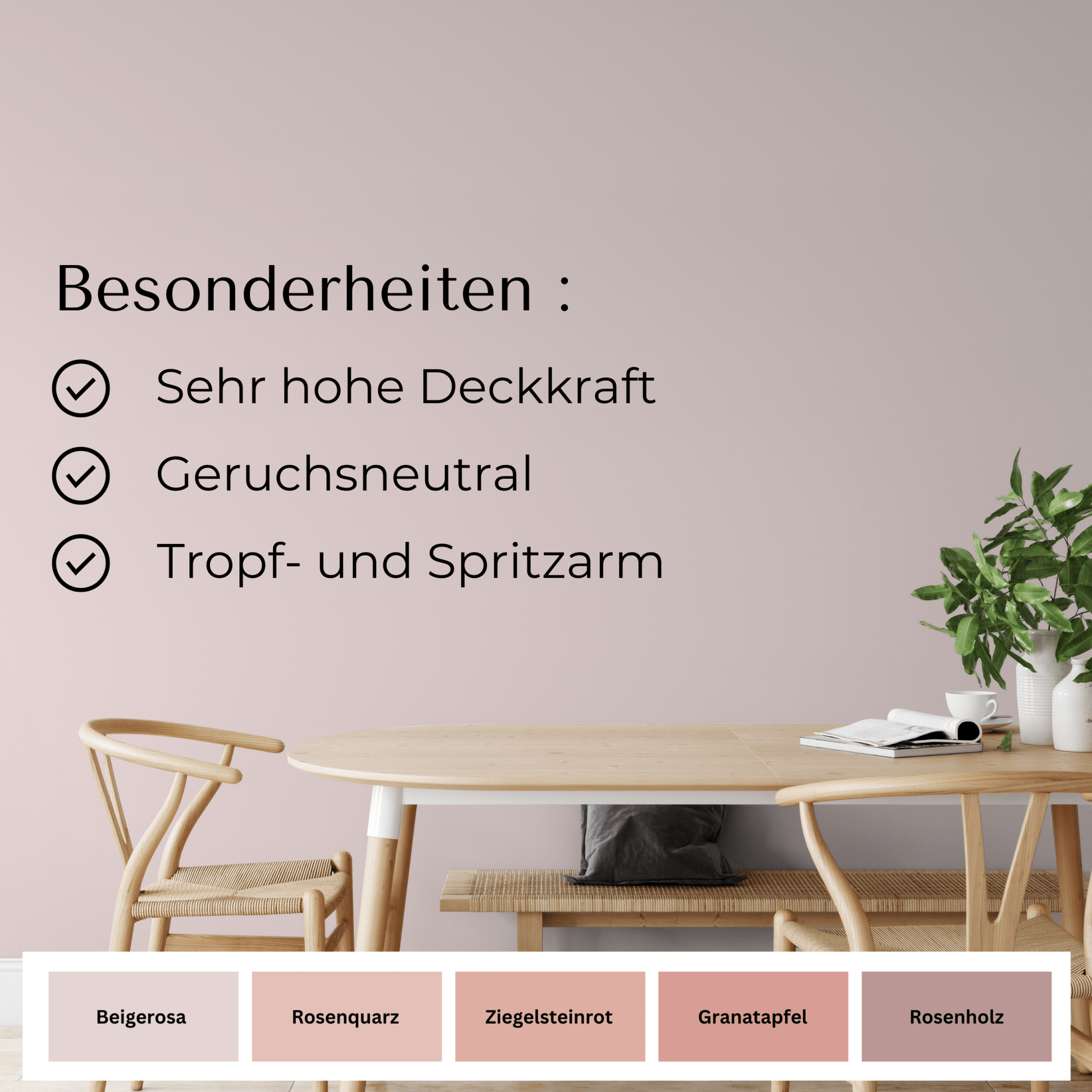 Fühl Dich Wohl Wandfarbe Beigerosa - 4251604911704 - Derendo