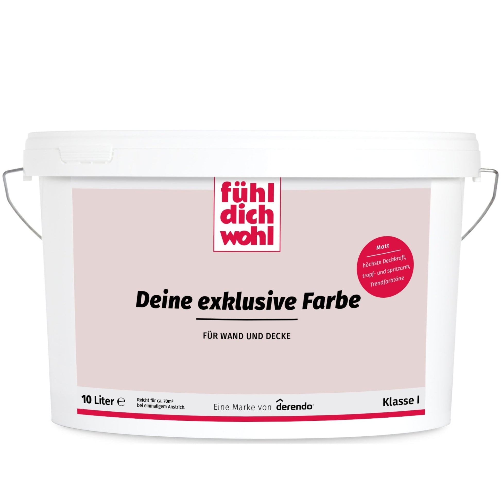Fühl Dich Wohl Wandfarbe Beigerosa - 4251604911704 - Derendo