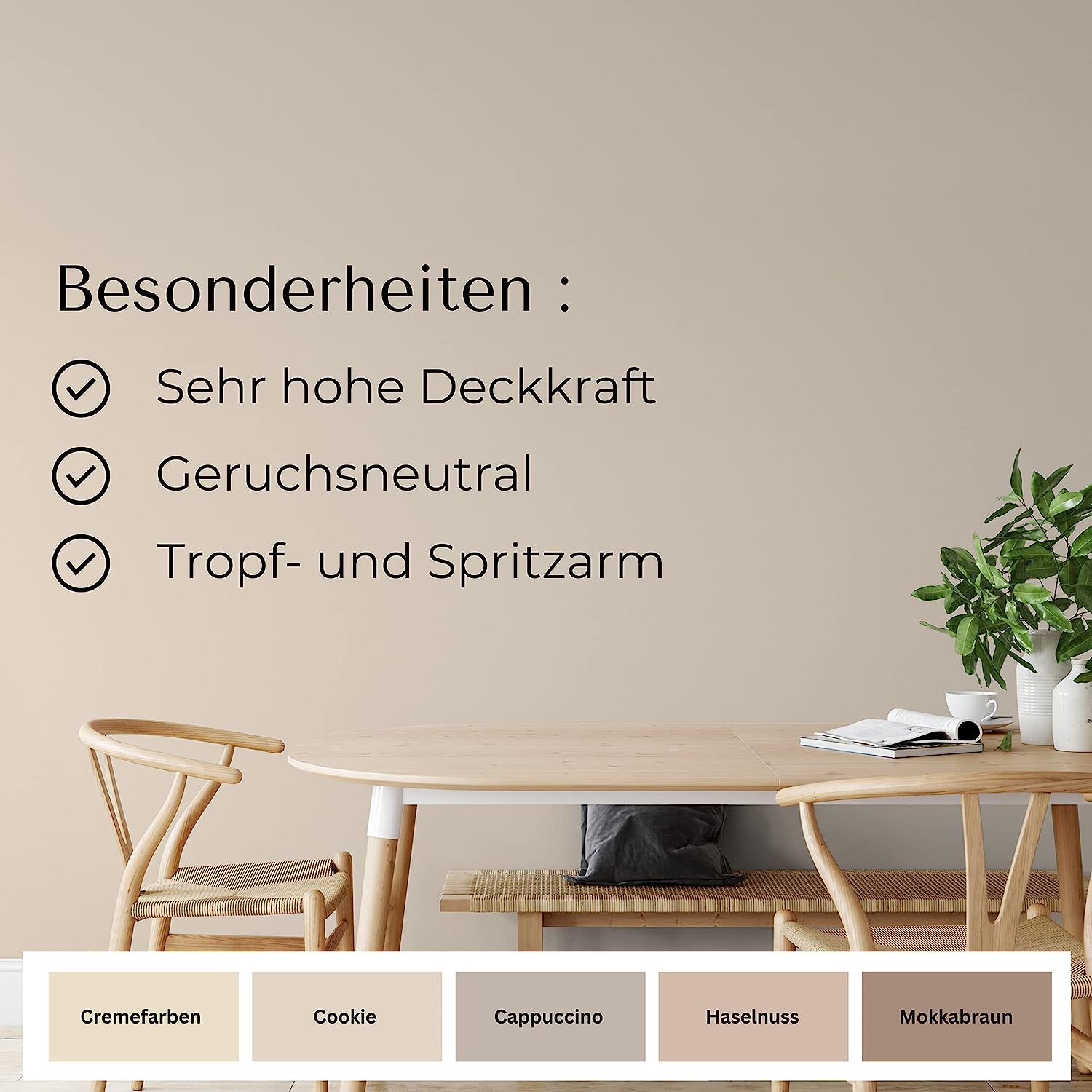 Fühl Dich Wohl Wandfarbe Cookie - 4251604903136 - Derendo