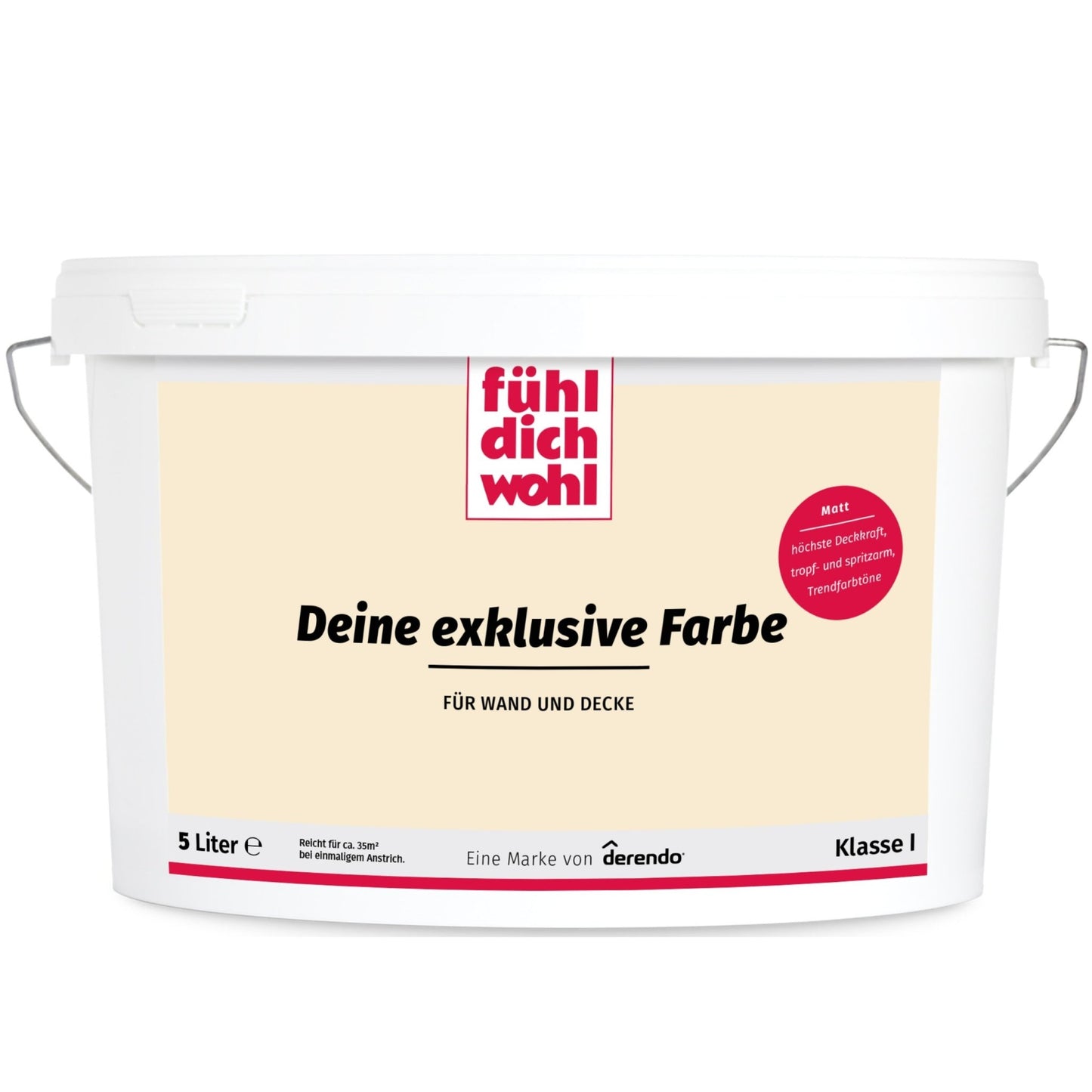 Fühl Dich Wohl Wandfarbe Cremebeige - 4251604911773 - Derendo
