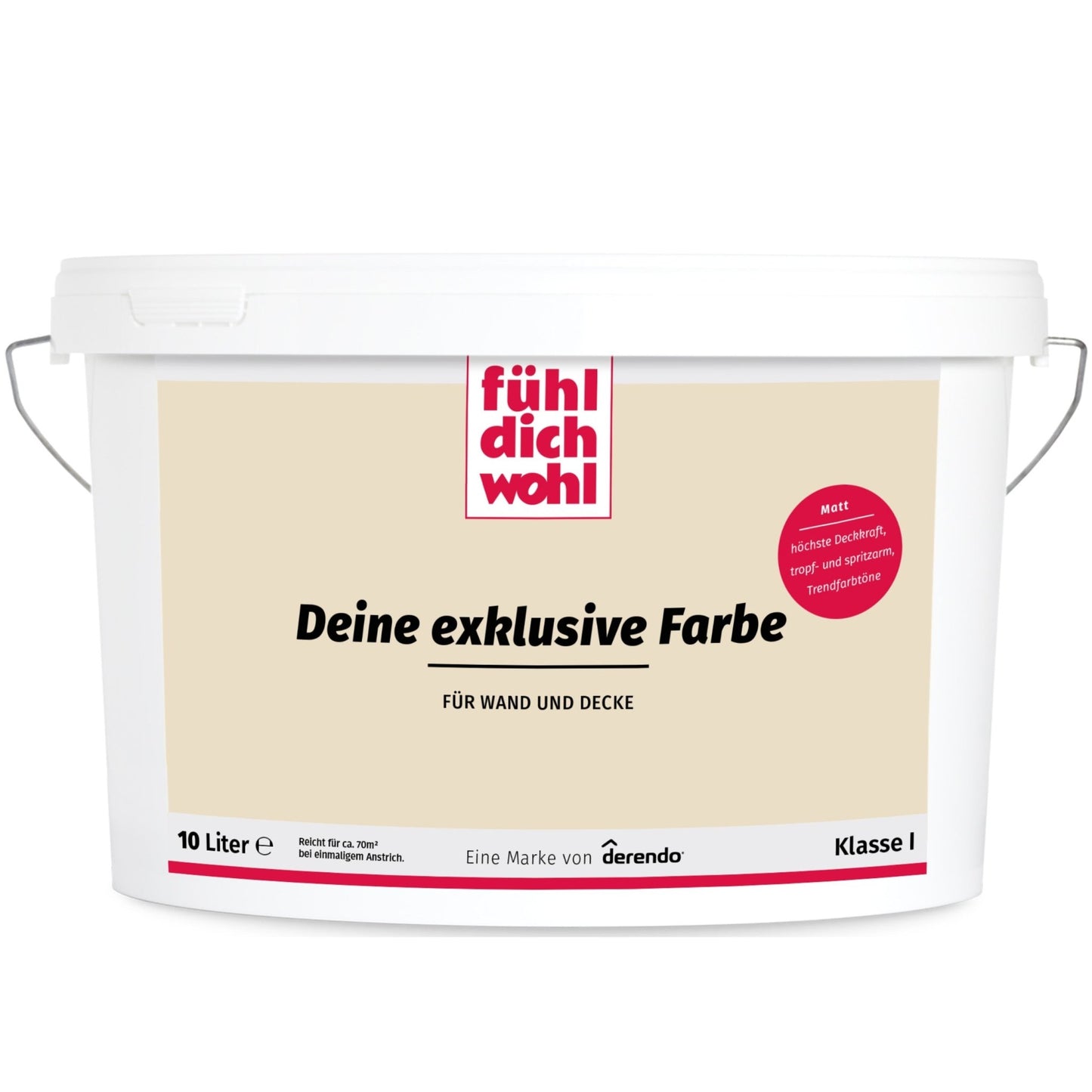 Fühl Dich Wohl Wandfarbe Cremefarben - 4251604903143 - Derendo