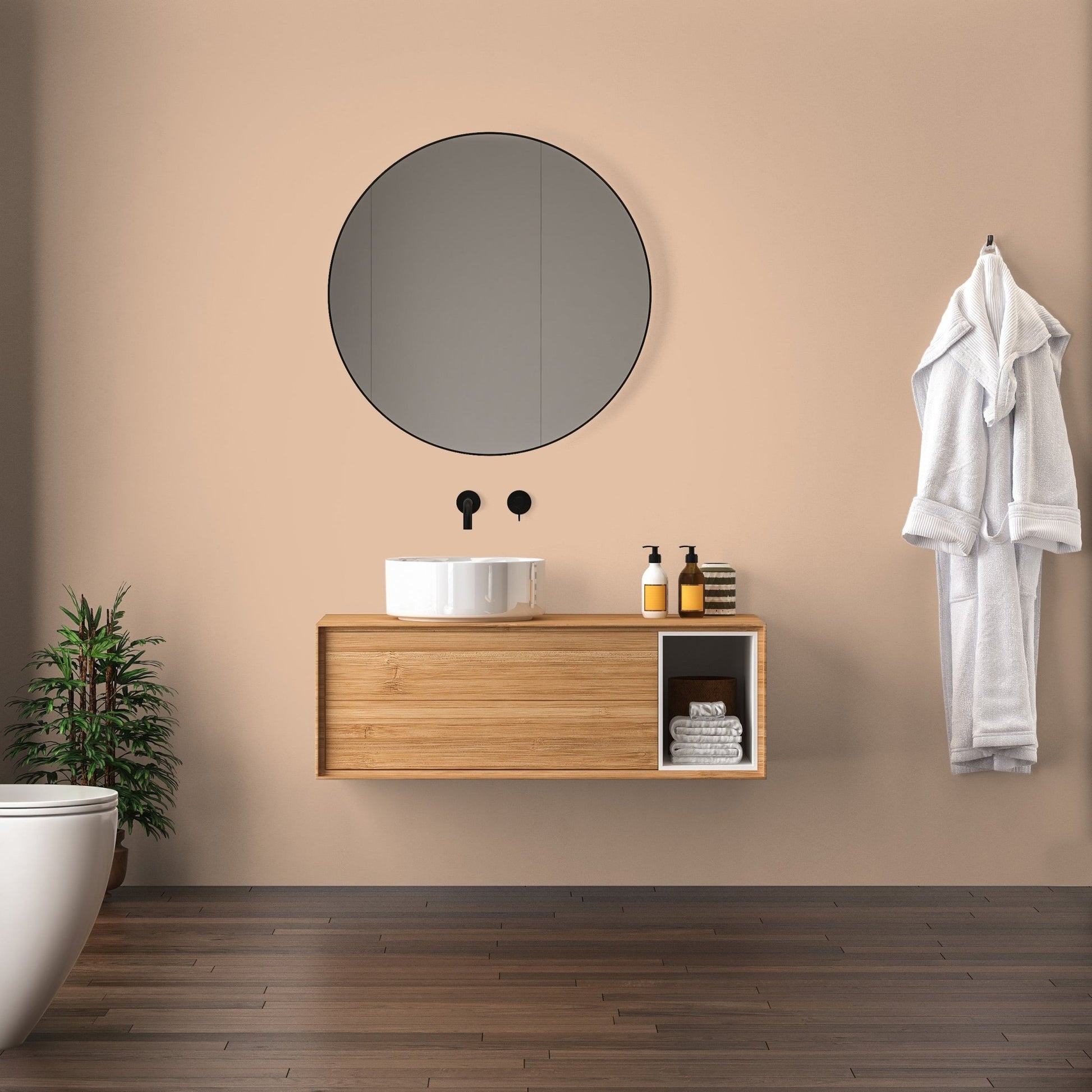 Fühl Dich Wohl Wandfarbe Dunkelbeige - 4251604912497 - Derendo