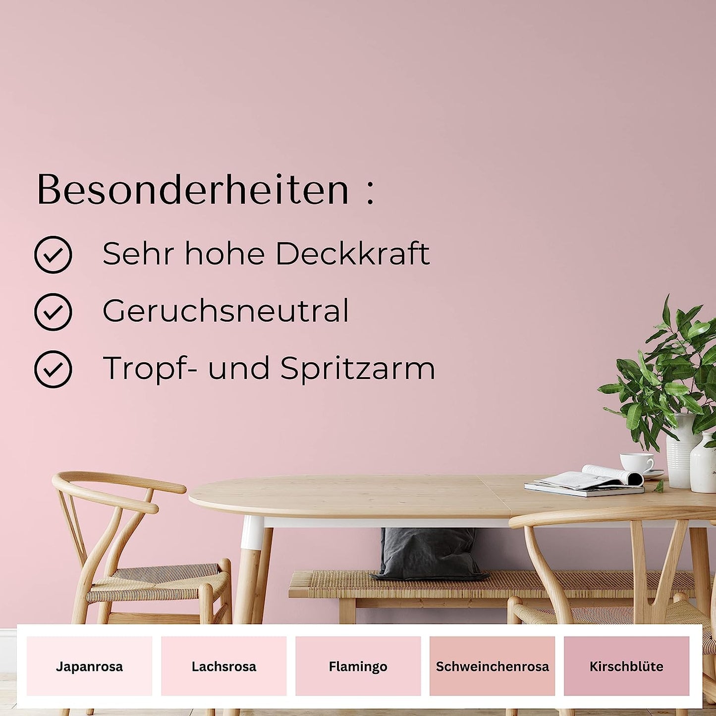 Fühl Dich Wohl Wandfarbe Flamingo - 4251604911315 - Derendo