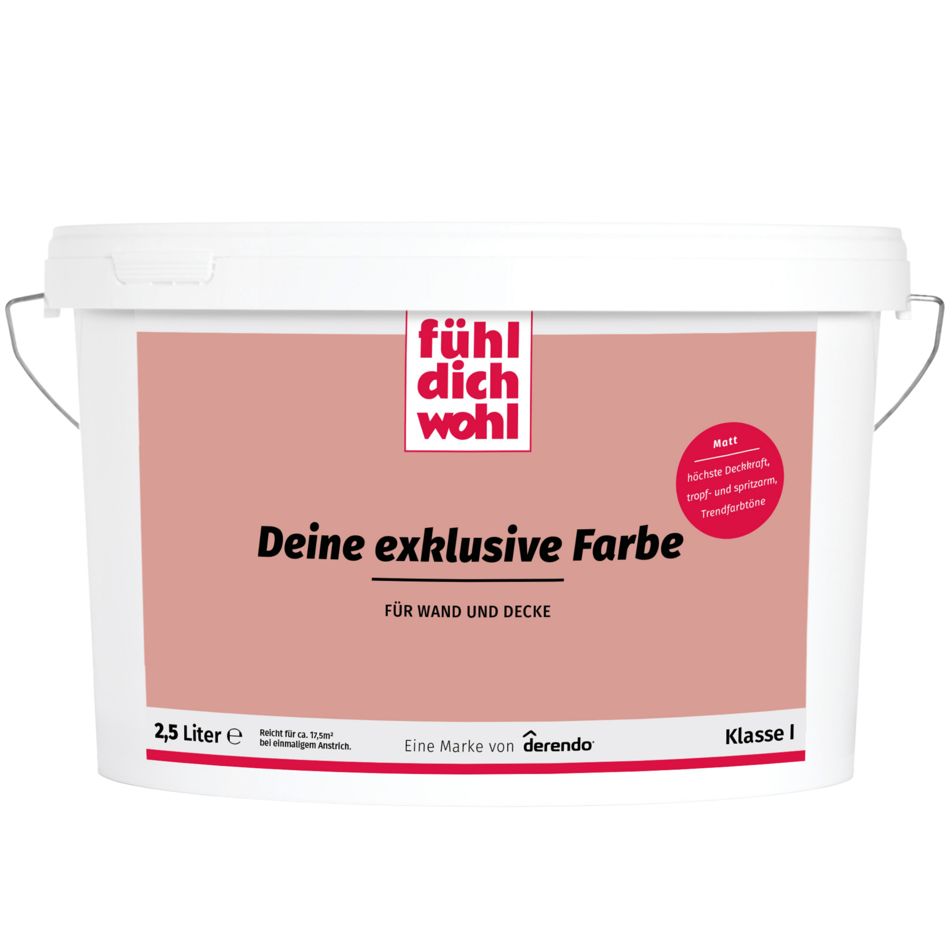 Fühl Dich Wohl Wandfarbe Granatapfel - 4251604911742 - Derendo