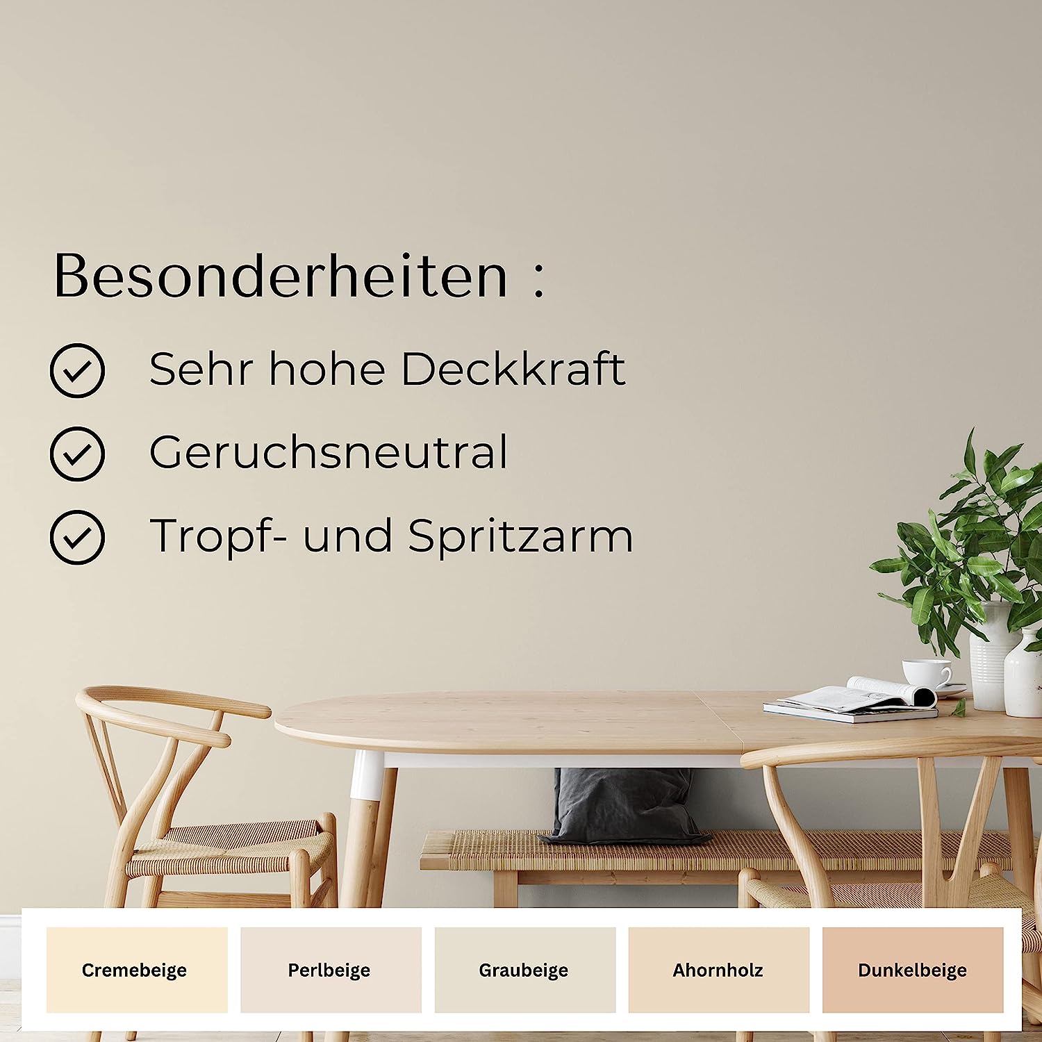 Fühl Dich Wohl Wandfarbe Graubeige - 4251604902962 - Derendo
