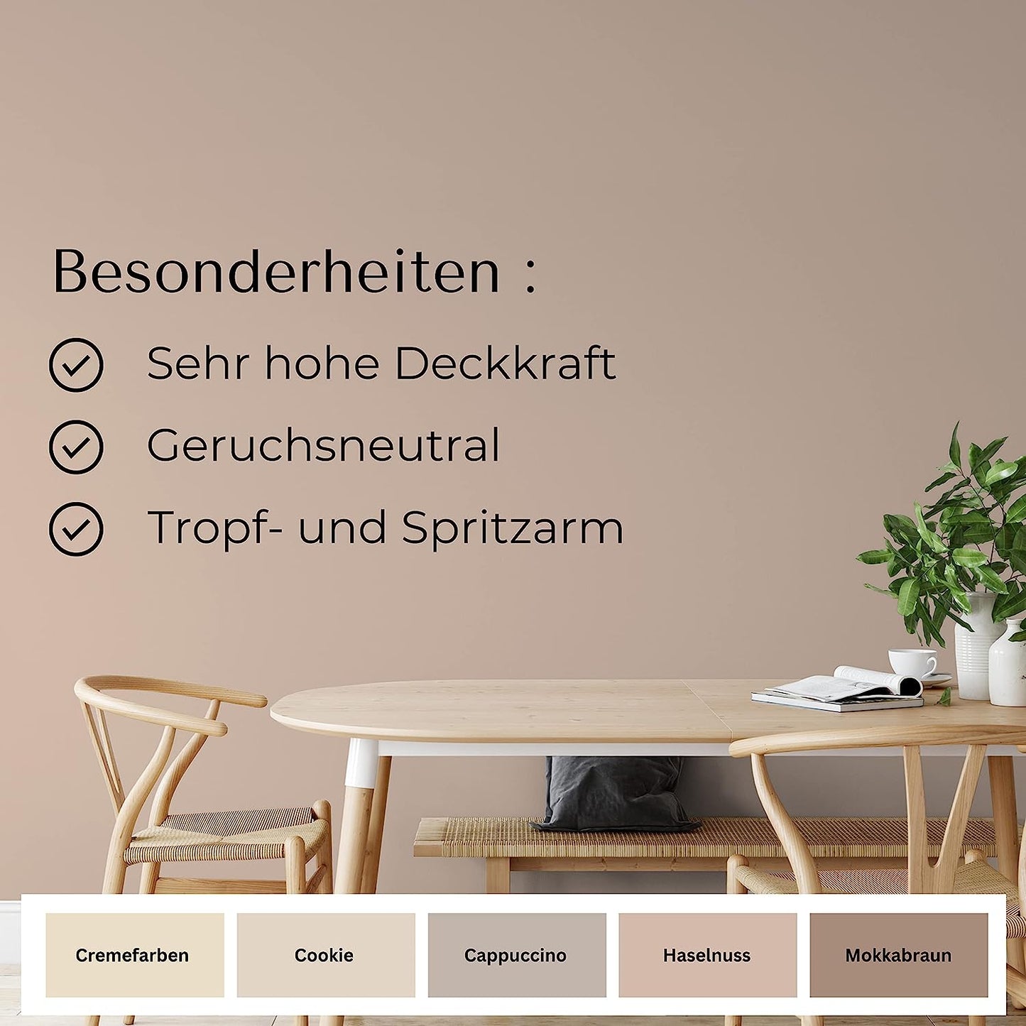 Fühl Dich Wohl Wandfarbe Haselnuss - 4251604903112 - Derendo