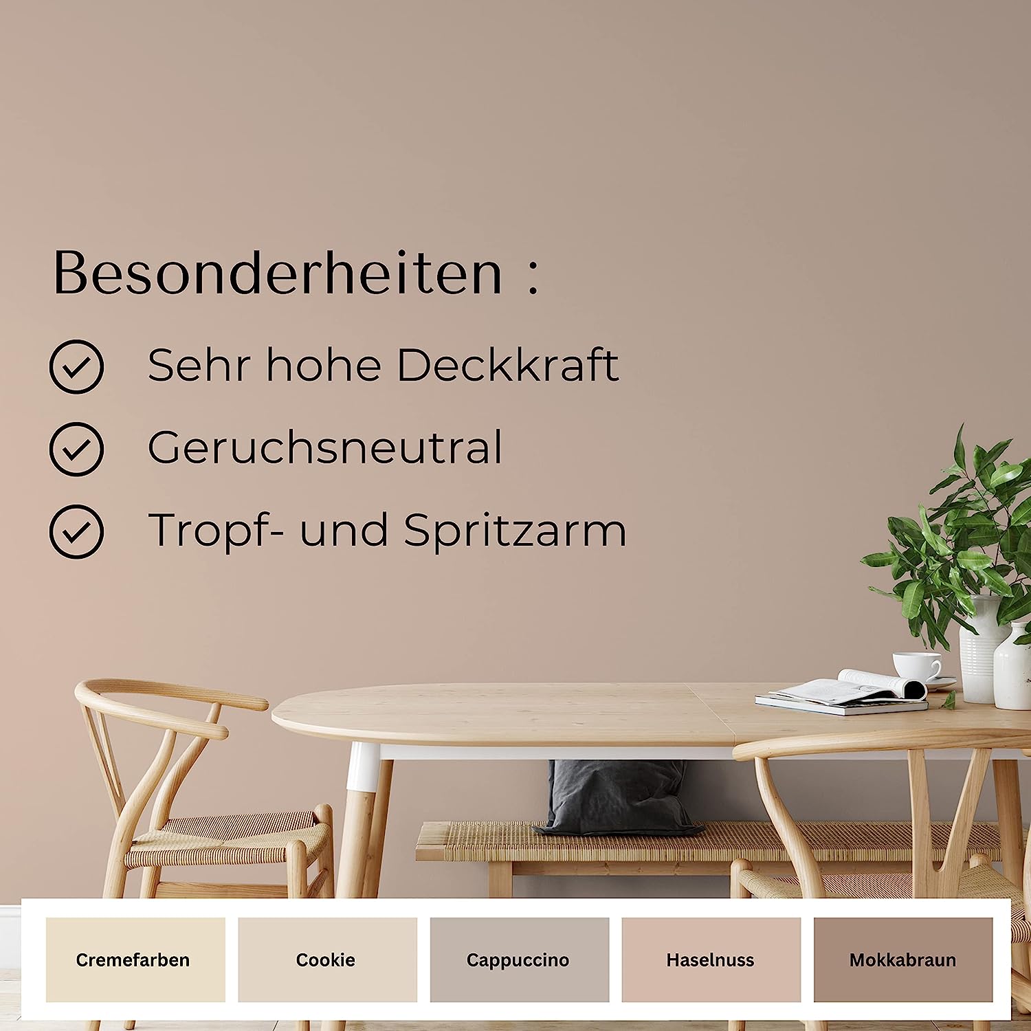 Fühl Dich Wohl Wandfarbe Haselnuss - 4251604903112 - Derendo