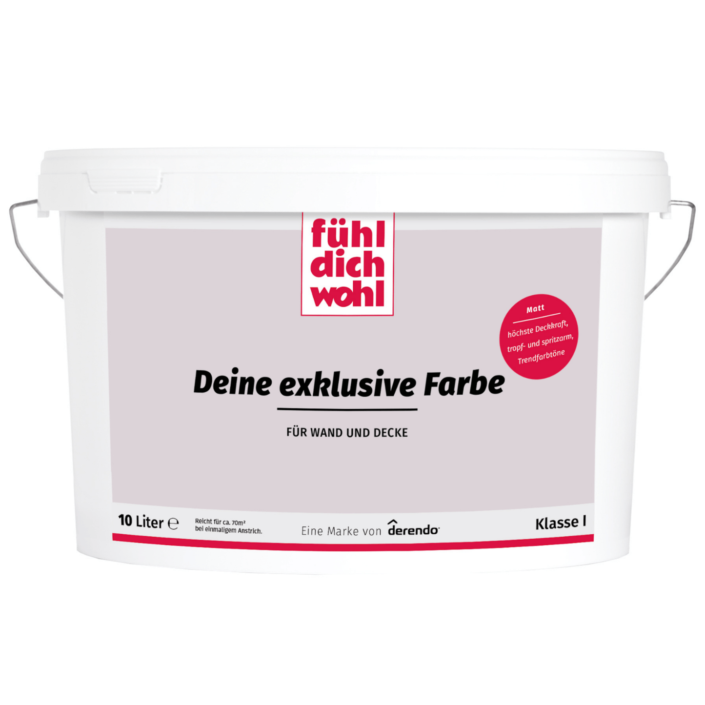 Fühl Dich Wohl Wandfarbe Helles Mauve - 4251604920553 - Derendo