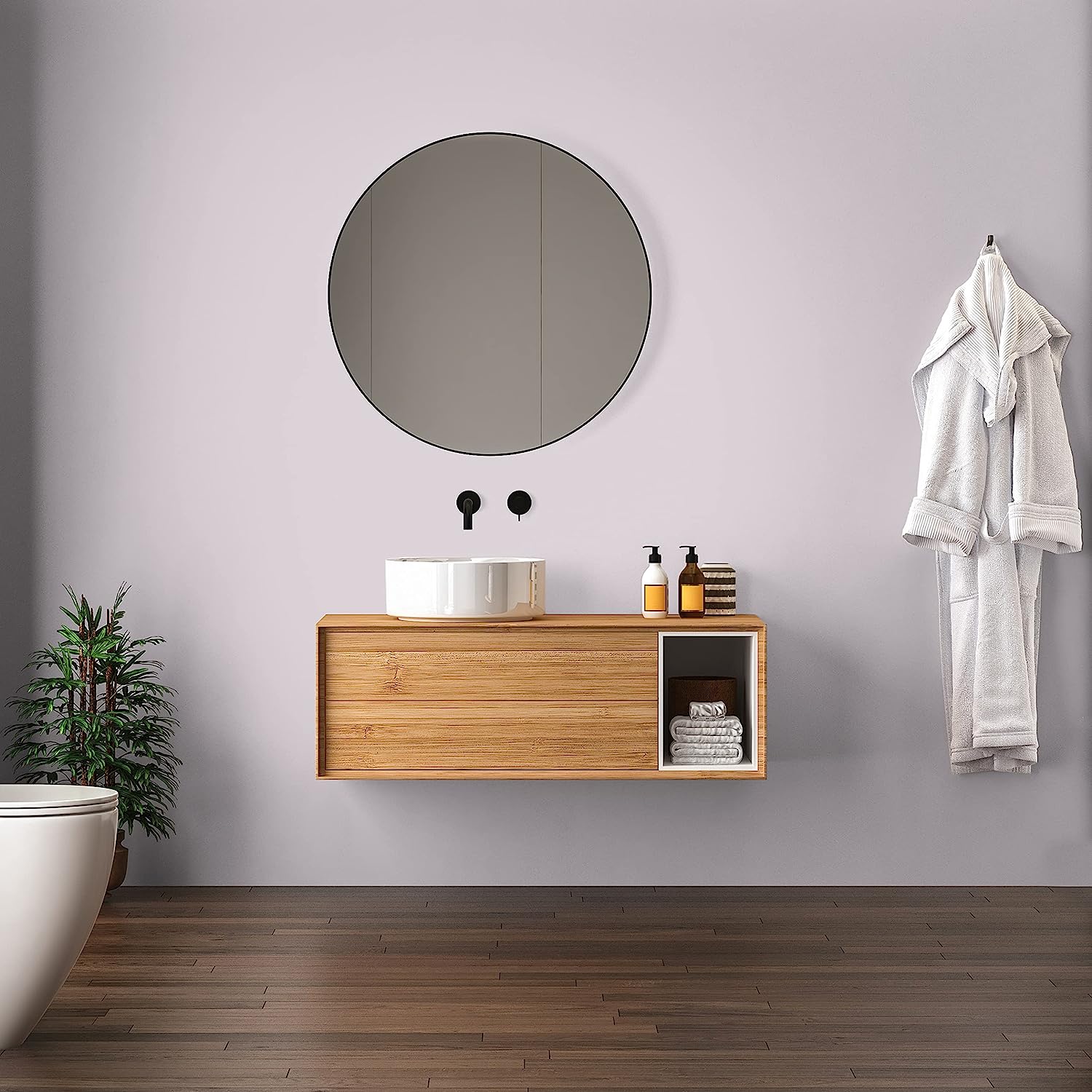 Fühl Dich Wohl Wandfarbe Helles Mauve - 4251604920553 - Derendo