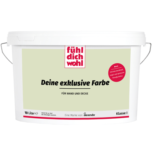 Fühl Dich Wohl Wandfarbe Hellgruen - 4251604910721 - Derendo