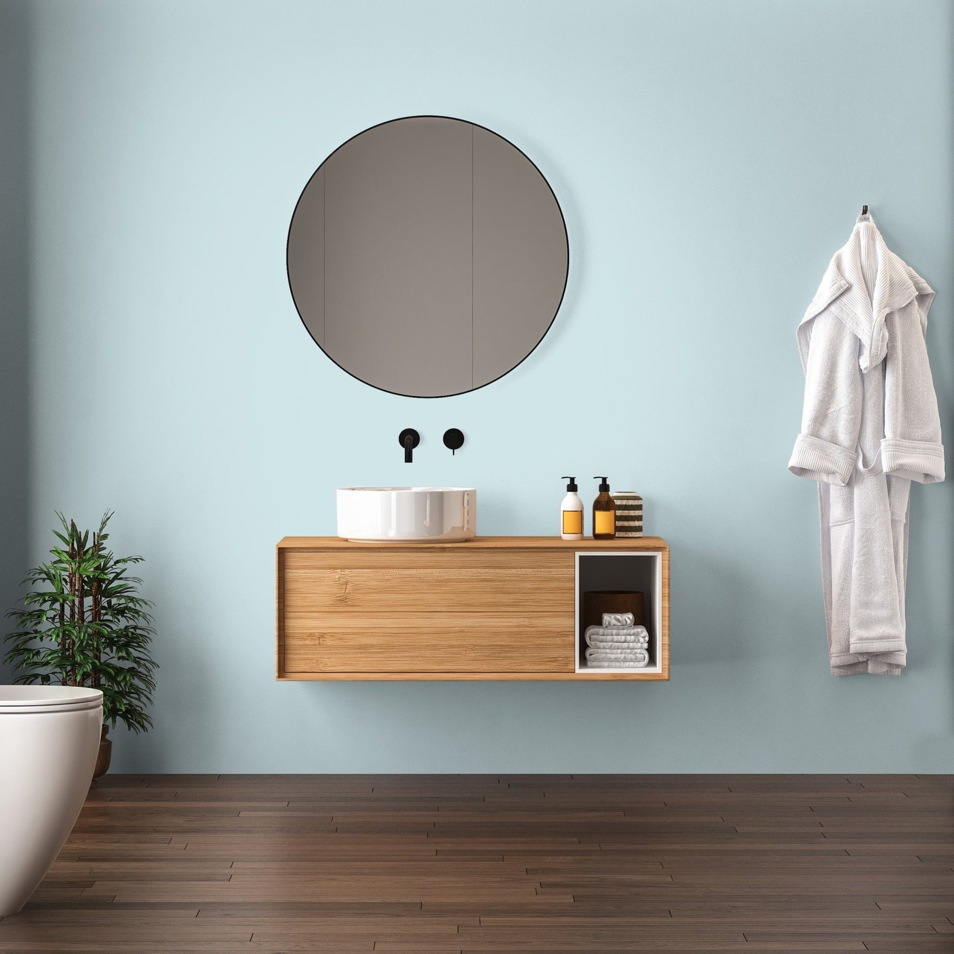 Fühl Dich Wohl Wandfarbe Himmelblau - 4251604911506 - Derendo