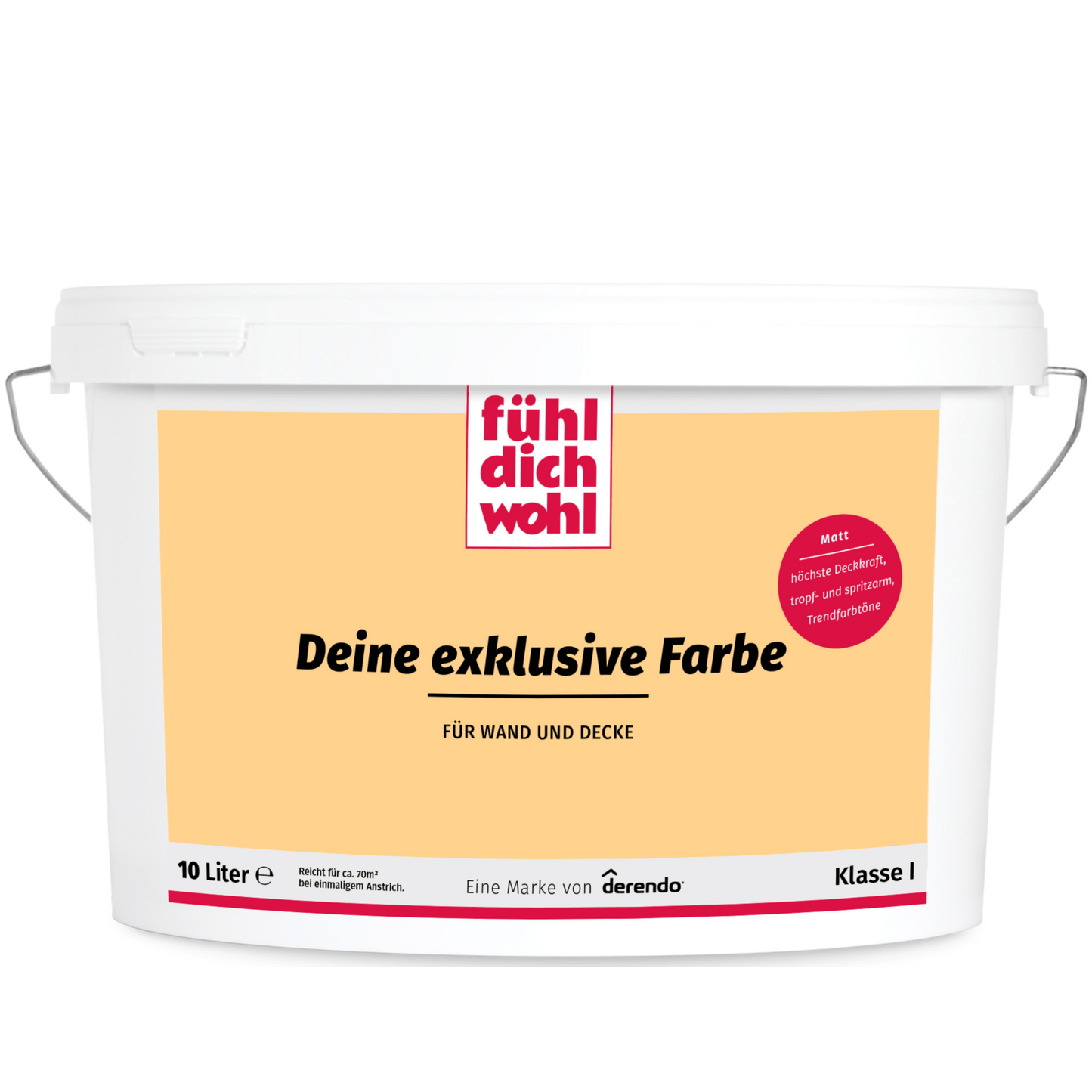 Fühl Dich Wohl Wandfarbe Honiggelb - 4251604902245 - Derendo