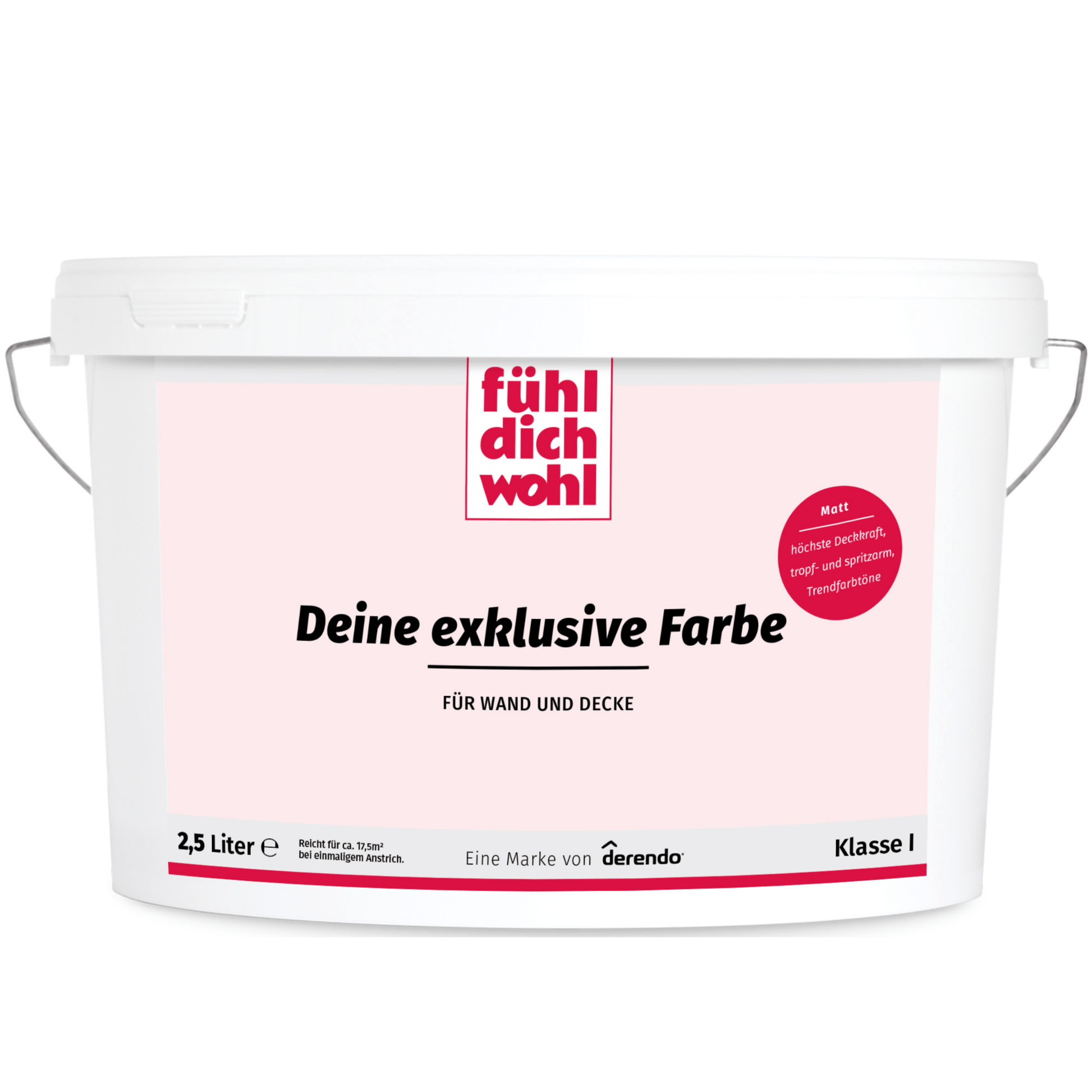 Fühl Dich Wohl Wandfarbe Japanrosa - 4251604911261 - Derendo