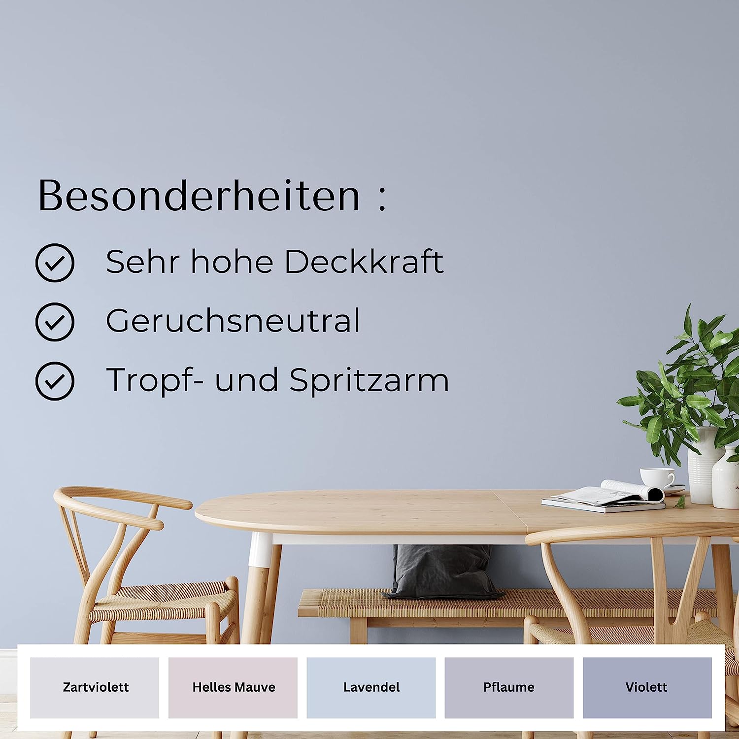 Fühl Dich Wohl Wandfarbe Lavendel - 4251604920614 - Derendo