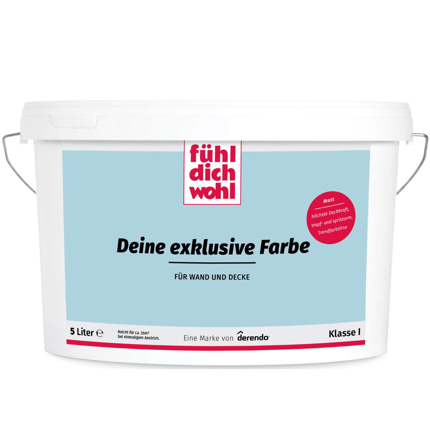 Fühl Dich Wohl Wandfarbe Maledivenblau - 4251604911575 - Derendo