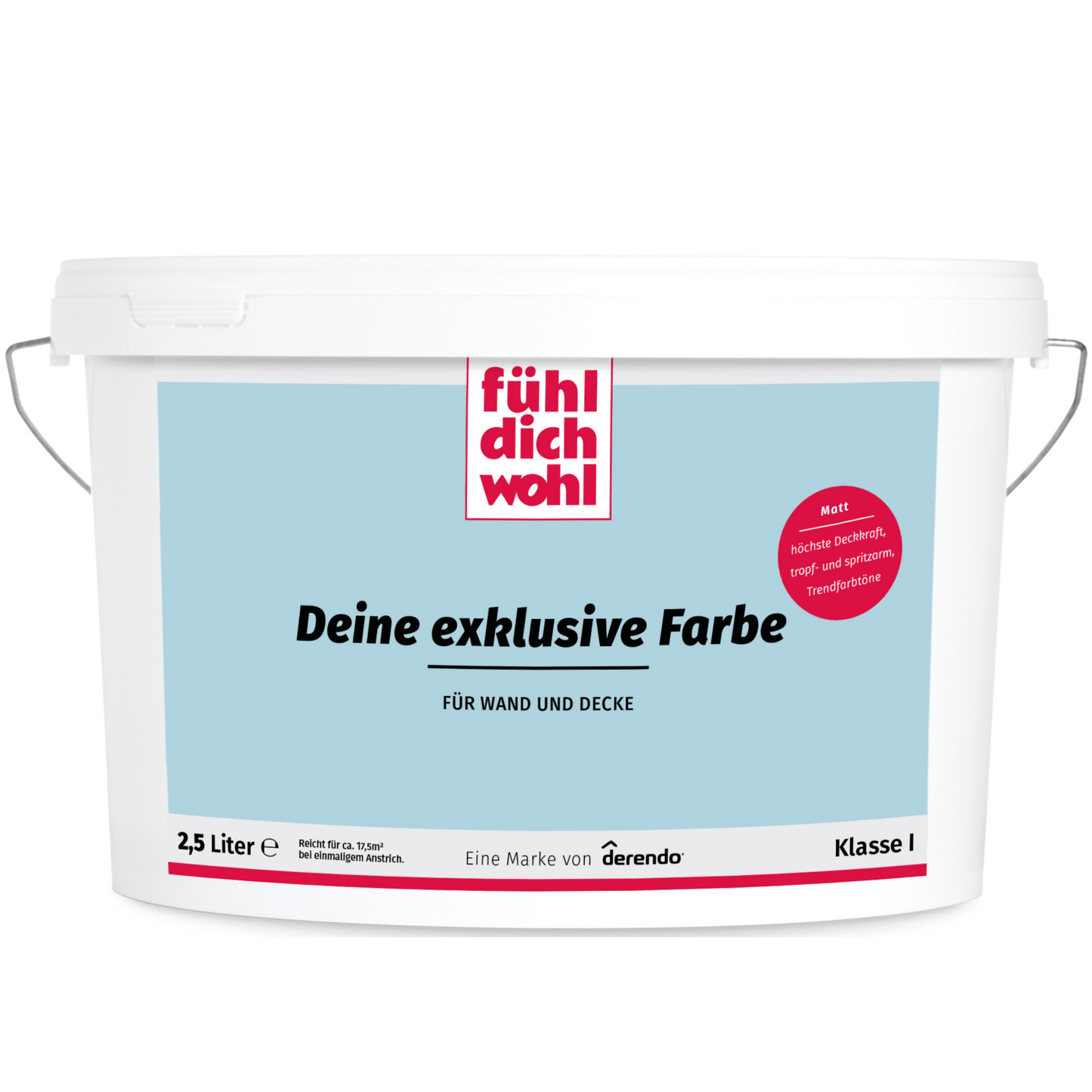 Fühl Dich Wohl Wandfarbe Maledivenblau - 4251604911582 - Derendo