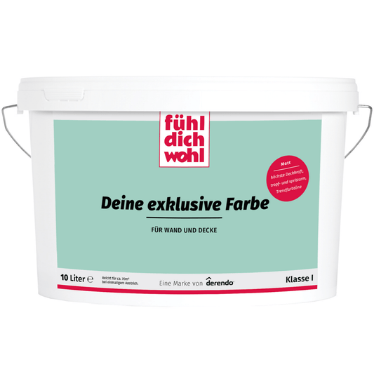 Fühl Dich Wohl Wandfarbe Minzgruen - 4251604910752 - Derendo