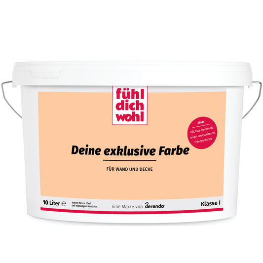 Fühl Dich Wohl Wandfarbe Pastellorange - 4251604912978 - Derendo