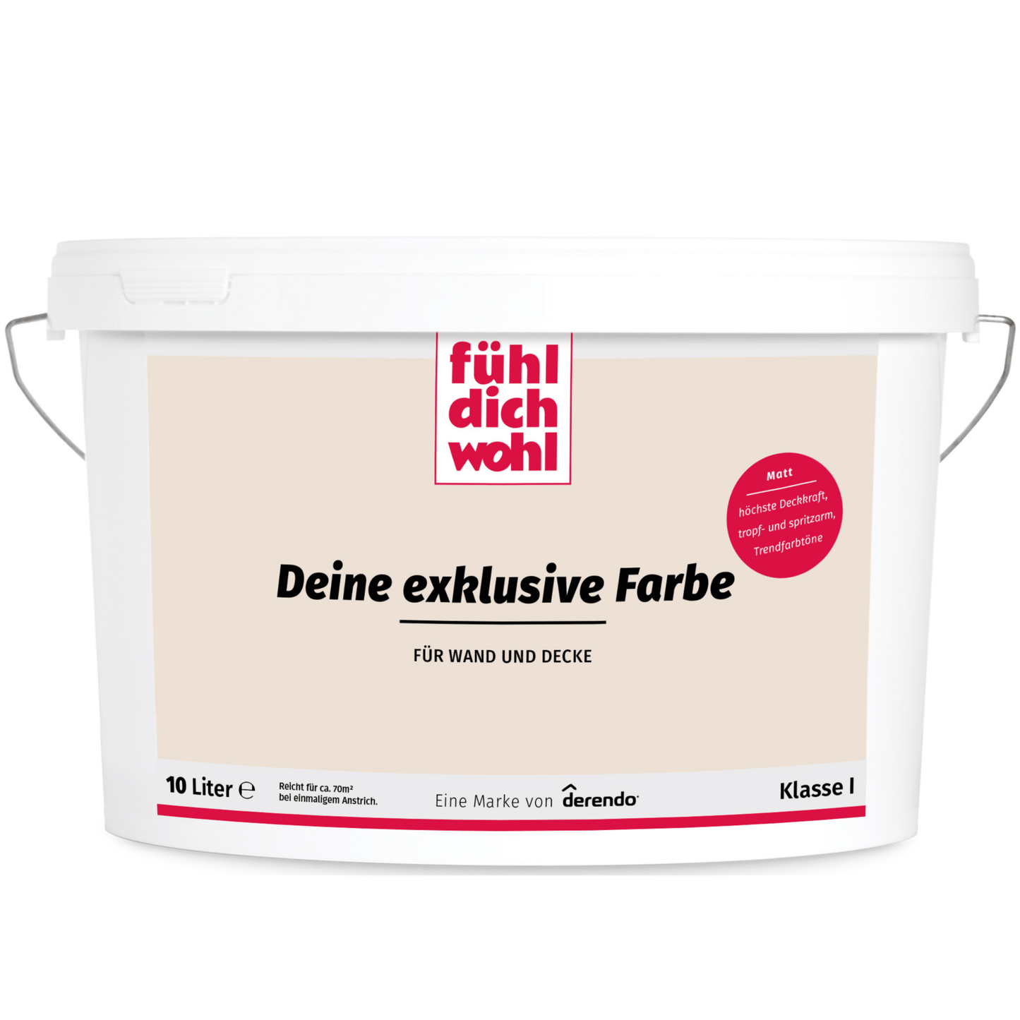 Fühl Dich Wohl Wandfarbe Pearlbeige - 4251604902979 - Derendo